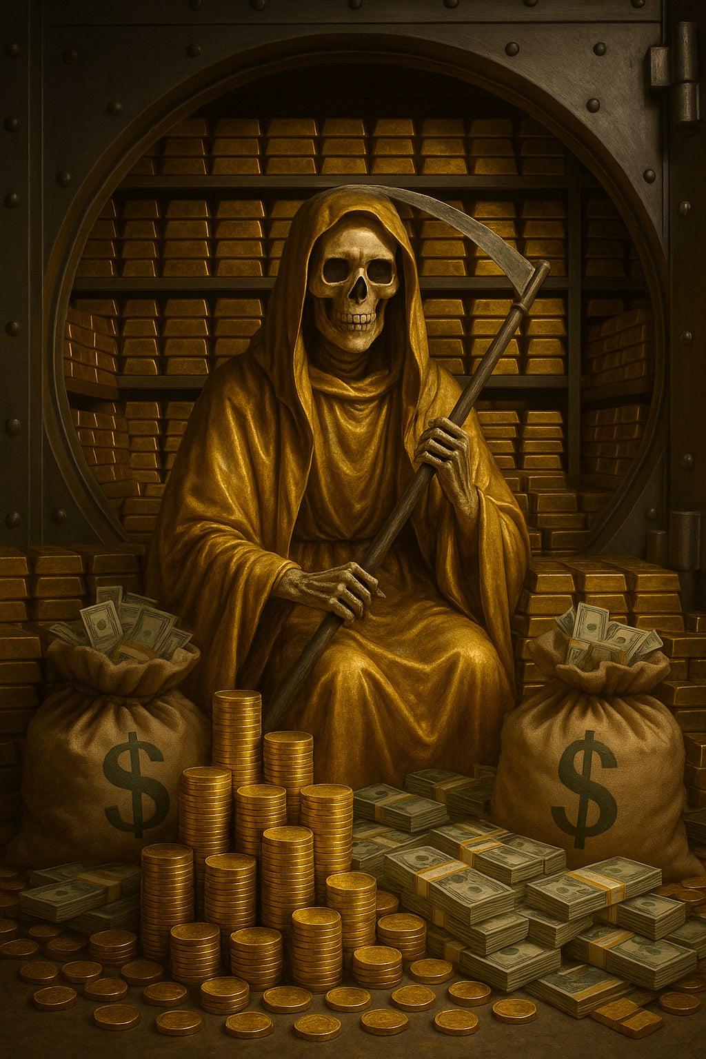 Santa Muerte Verde Candle Working + Court Case + Justice + Money + Lawsuit + Fair Trial + Litigious Issues + Prosperity + Fertility + Abundance + Legal Disputes + Favorable Judgement + Lawyer + Law Keep Away + Balance + Ethics