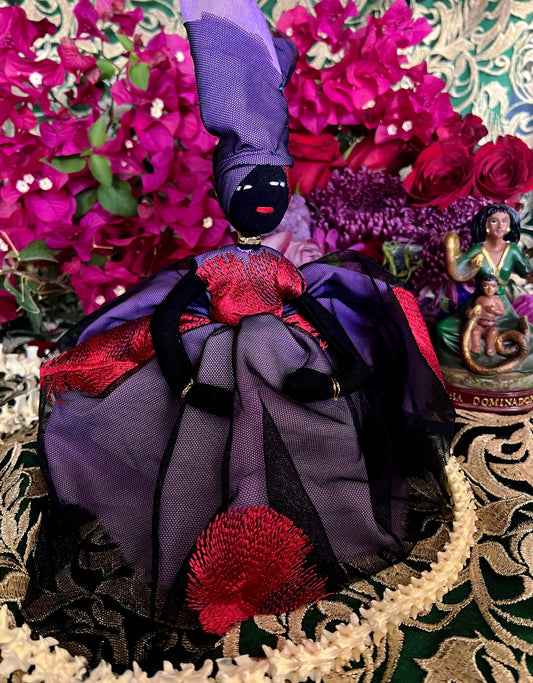 Purple Lingeer Doll + Africa + Senegal + Altar Dollie + Oya + Filomena Lubana