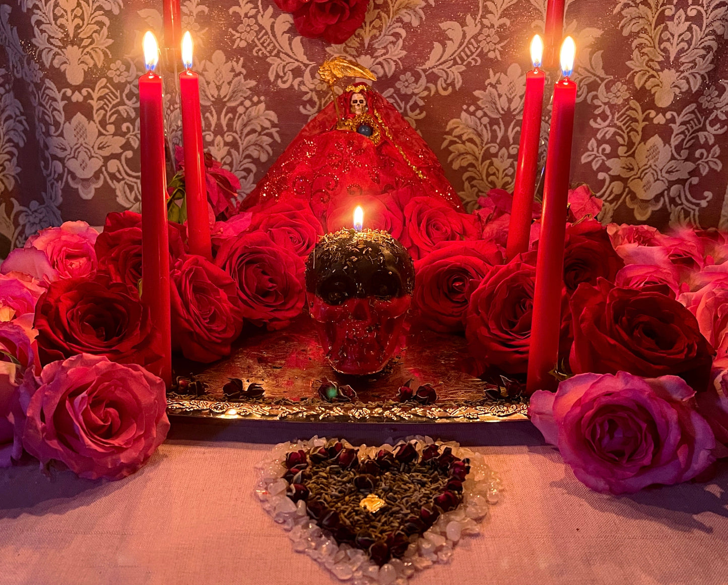 Santa Muerte Love & Passion Working + Love Spell