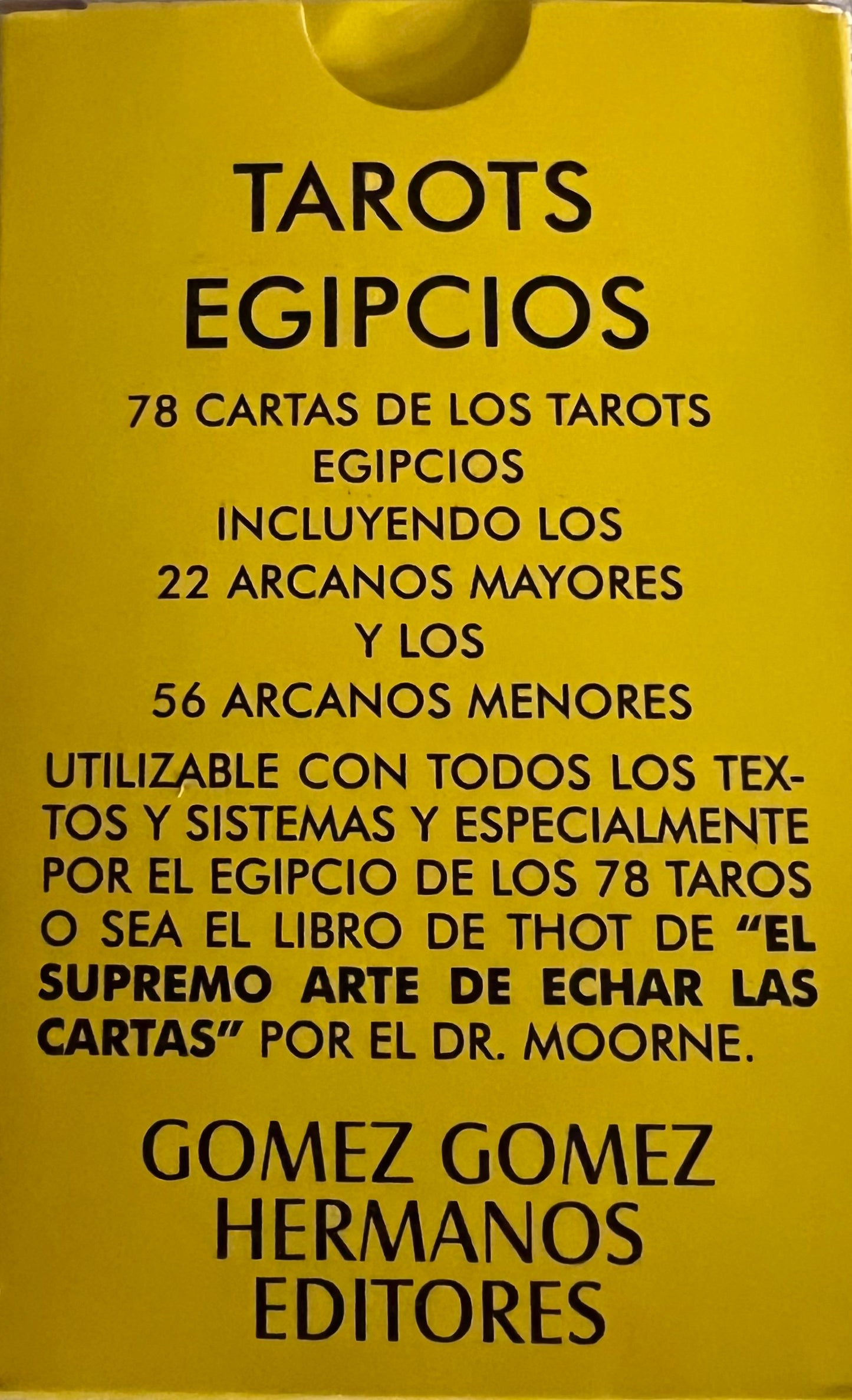 Tarot Egipcio + El Supremo Arte de Echar las Cartas + Blessed + Fortune-Telling Deck + From Mexico