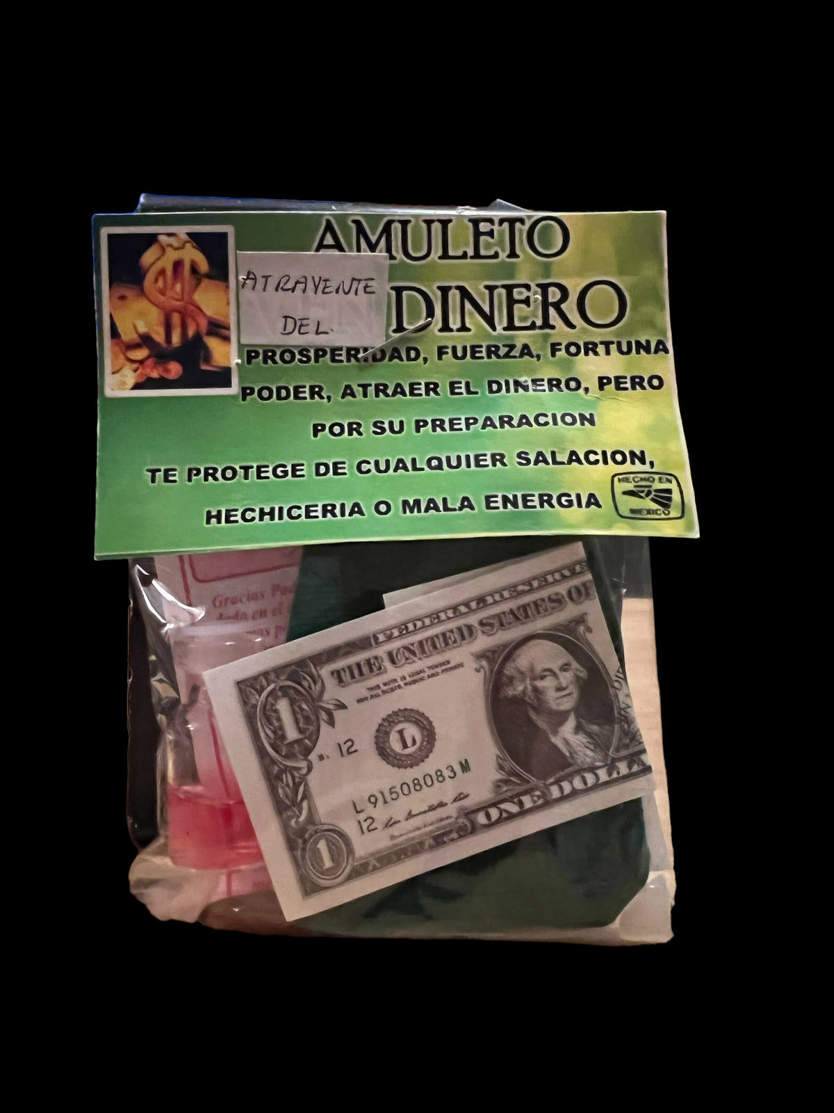 Dinero Amulet + Money + Prosperity + Made in Mexico + Amuleto + Morralito