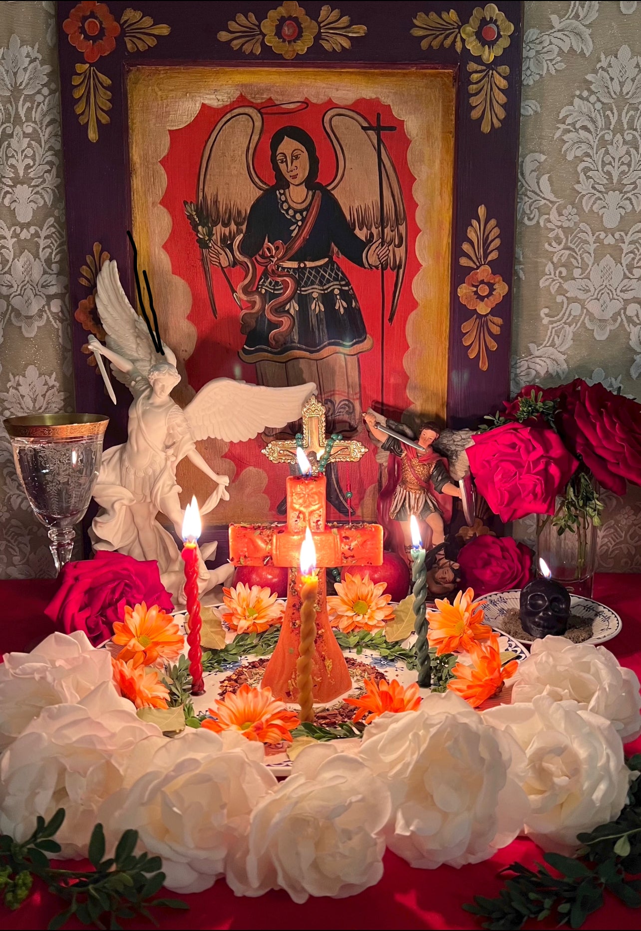 Fiery Wall of Protection Working + Archangel Michael + Saint Michael + San Miguel