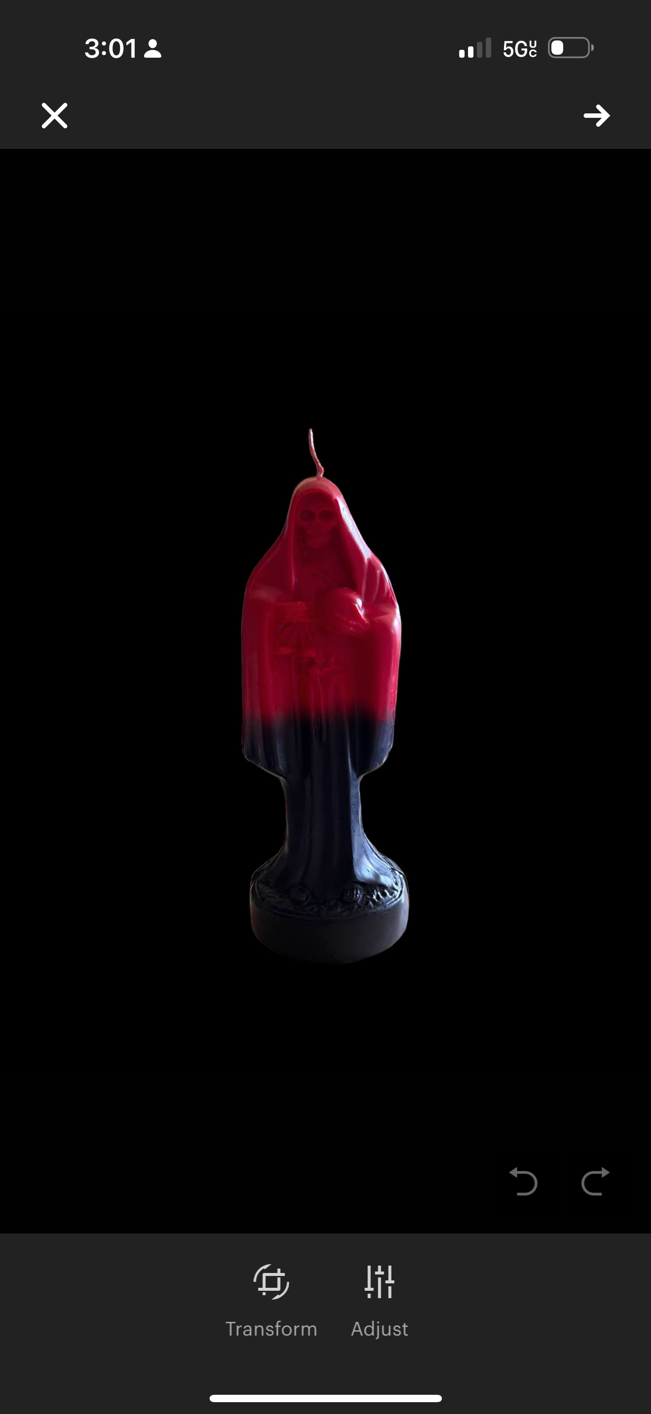 Santa Muerte Reversing Candle Working + Justice + Return to Sender