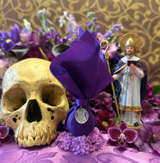 Custom Saint Cyprian Amulet + Amuleto + Necromancy + Witchcraft + Sorcery + Occult + Road Opening + Protection + Mastery + Domination + Heal