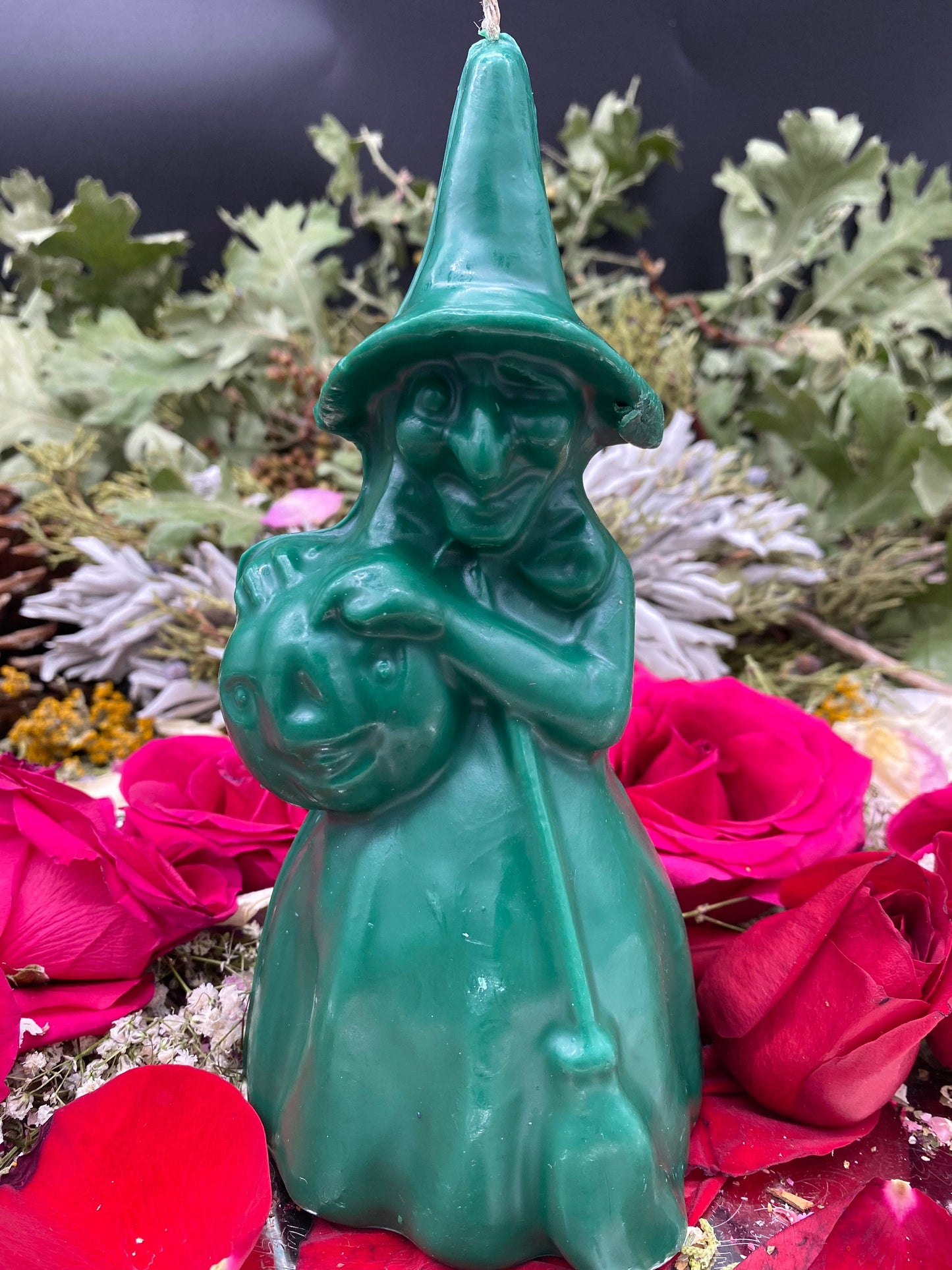 Witch Figure Candle + Increase Power + Money + Love