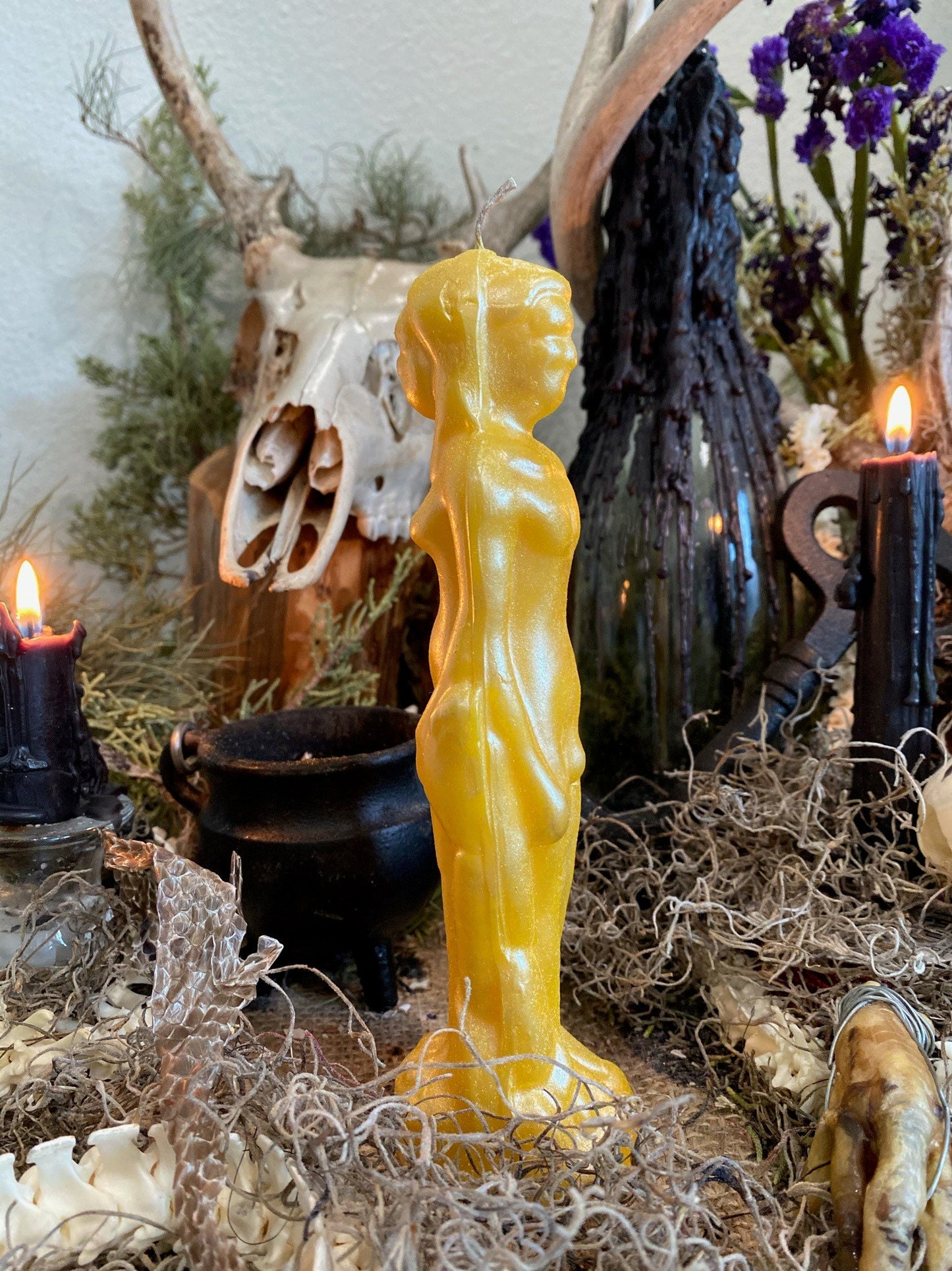 Male & Female Figure Candle + Transgender + Bigender + Dual Gender + Multi-gendered + Two Spirit (For Native Americans) + Nonbinary + Unisex