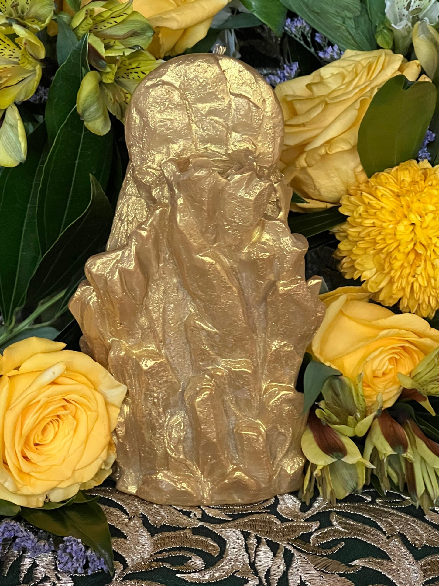 Baphomet Candle + 24K Gold + Knights Templar + Ordo Templi Orientis + As Above, So Below