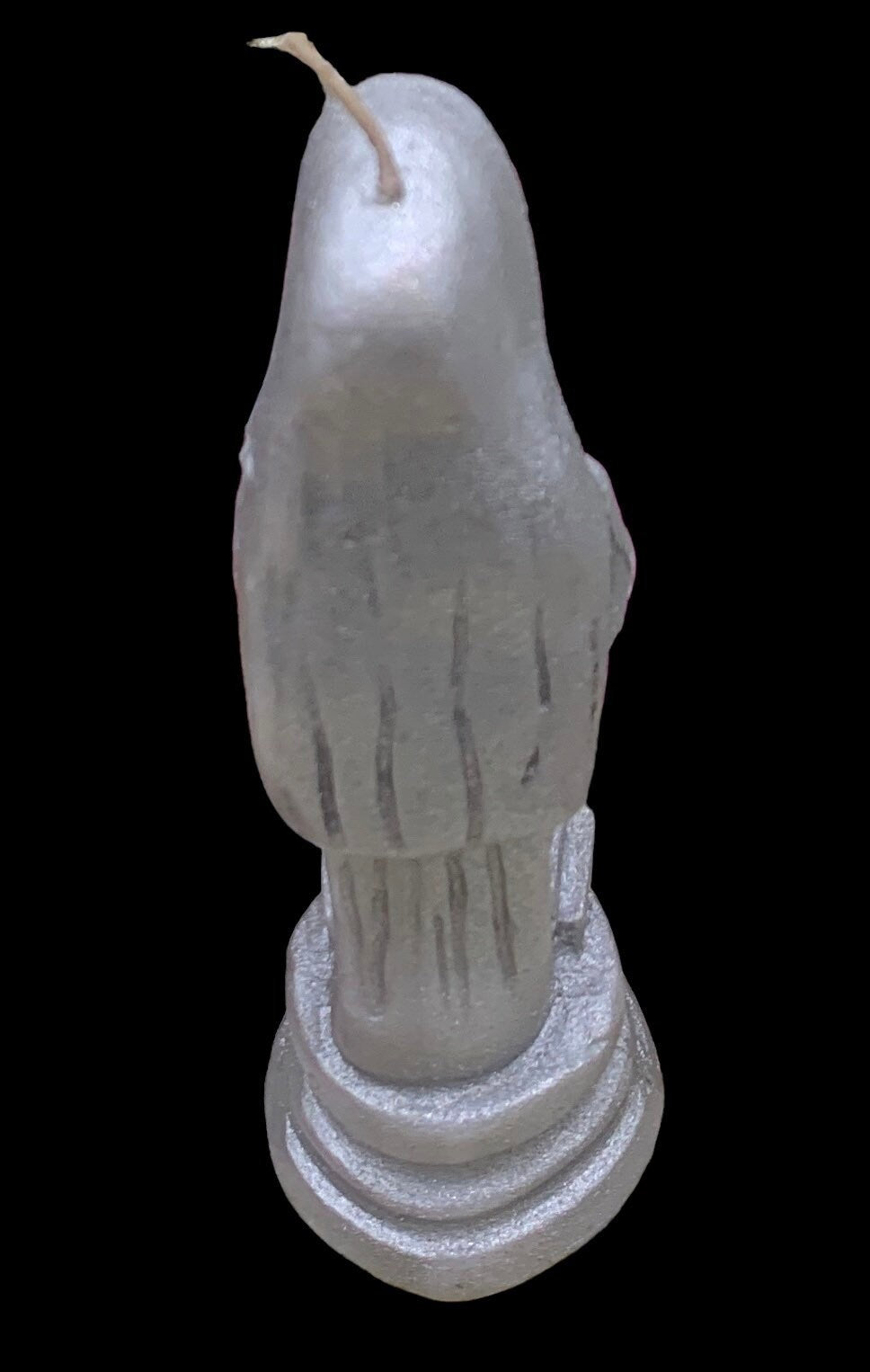 Santa Muerte Plata Figure Candle + Sterling Silver + Improve Finances + Gambling