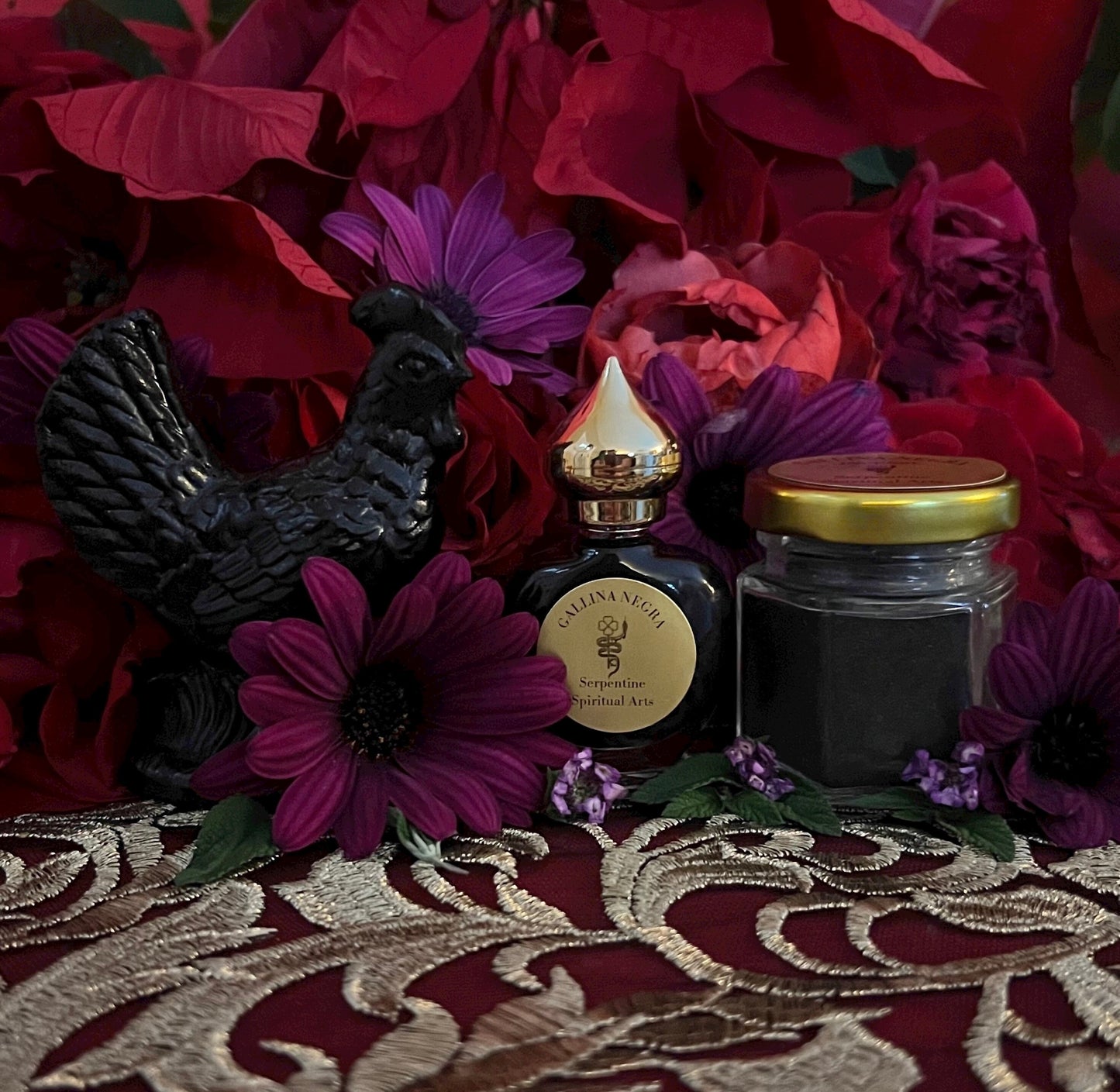 Gallina Negra Incense & Oil Set + Uncrossing + Descruzar + Cleansing + Get Rid of Negativity + Quita Maldicion + Break Hexes + Black Pullet