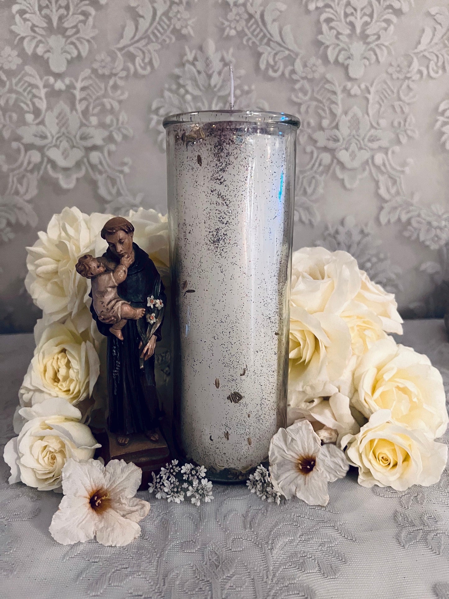 Papa Legba Vigil Candle + Abre Camino + Open Roads + Prosperity + Abundance + Protection + Cleansing + Fixed and Blessed