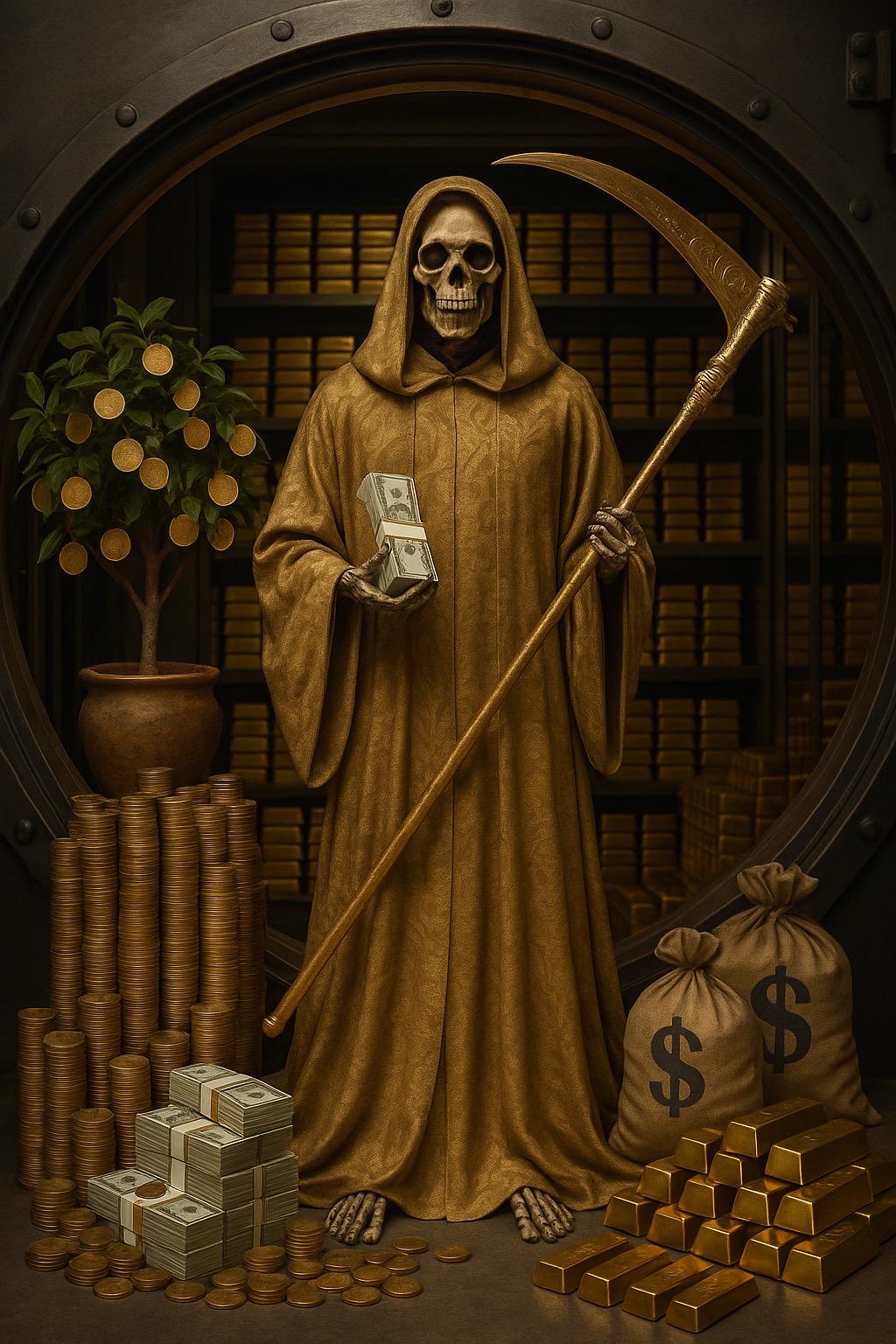 Santa Muerte Dorada Money Amulet + Prosperity + Career + Success + Money + Luck + Business Elevation + Gambling + Amuleto + Gold + Oro