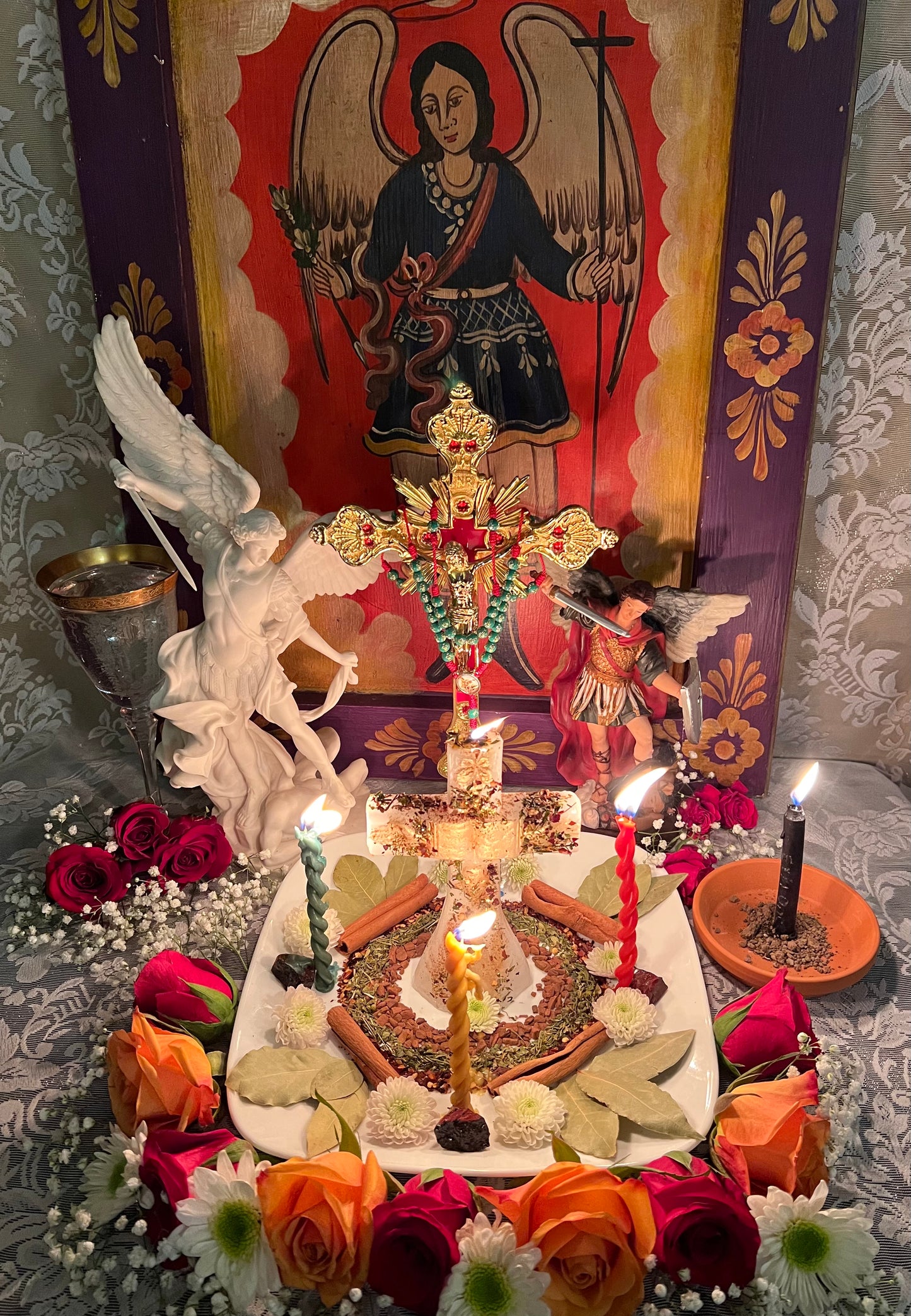 Fiery Wall of Protection Working + Archangel Michael + Saint Michael + San Miguel
