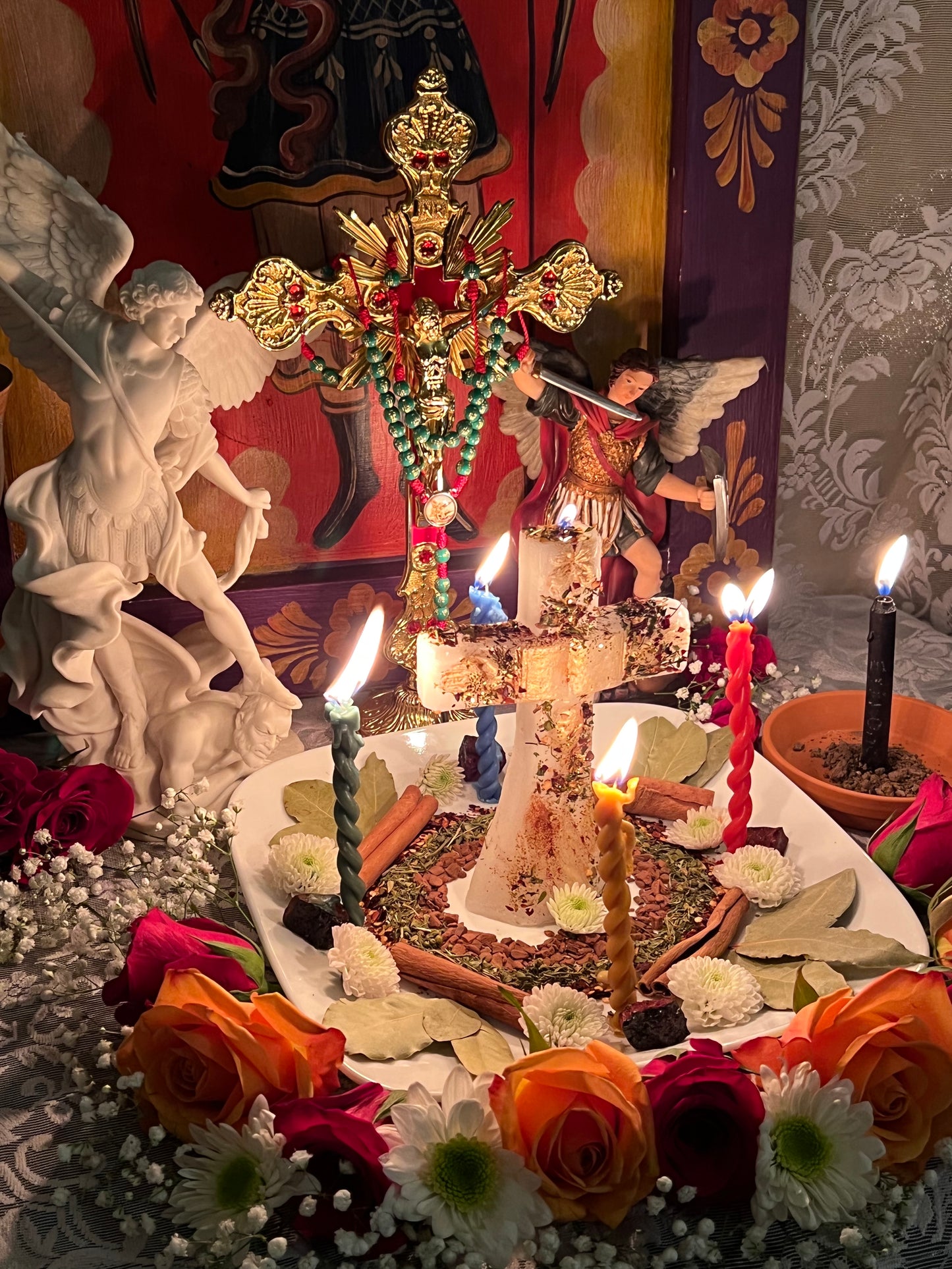 Fiery Wall of Protection Working + Archangel Michael + Saint Michael + San Miguel