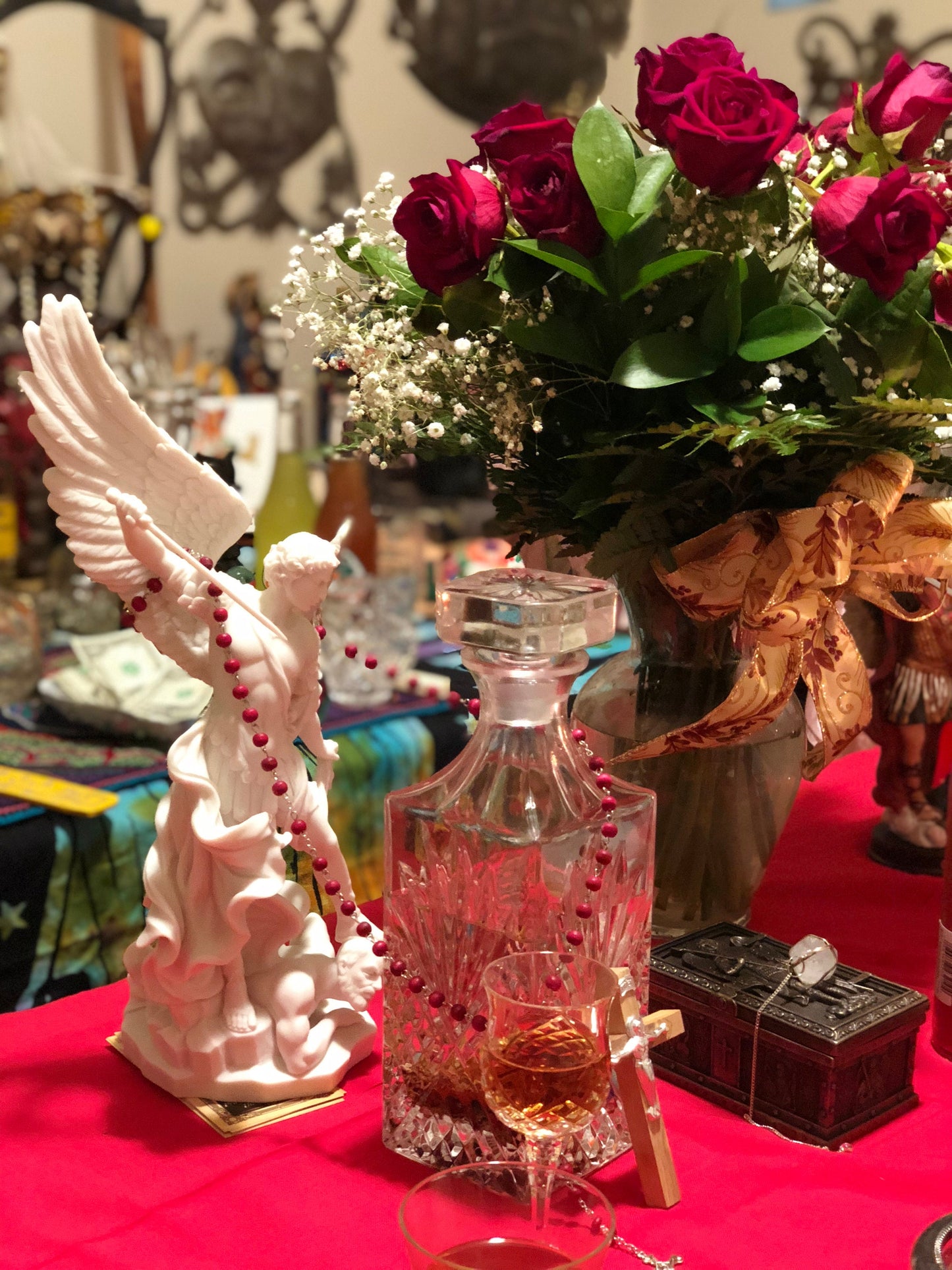 Saint Michael & Belie Belcan Protection or Justice Oil + Fiery Wall of Protection + Archangel Michael