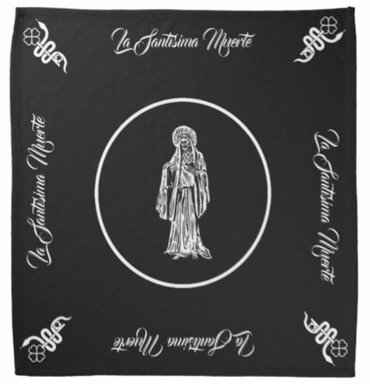 Santa Muerte Bone Set Casting Cloths or Altar Cloths