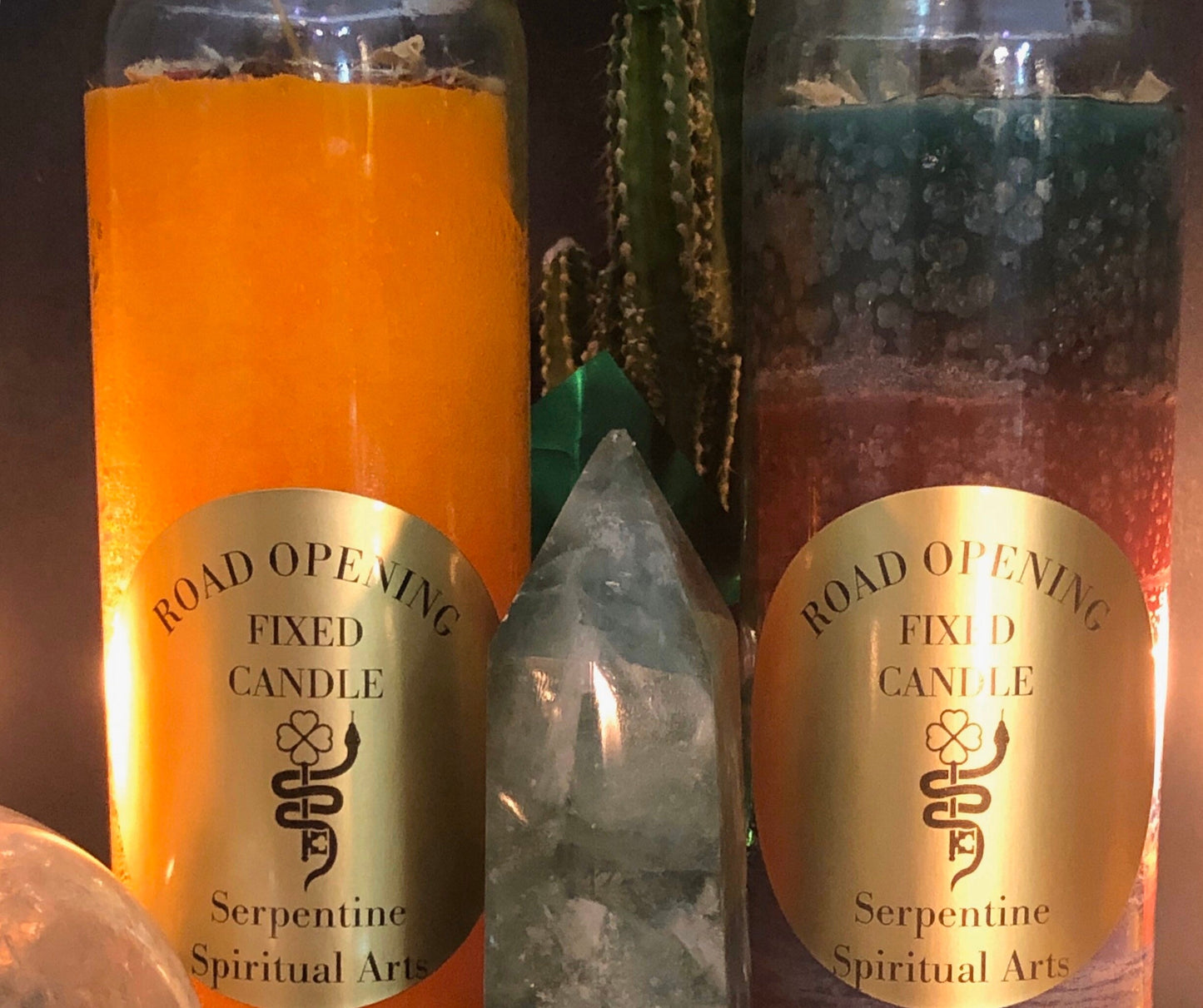 Fixed Conjure Vigil Candles + Love + Money + Health + Luck