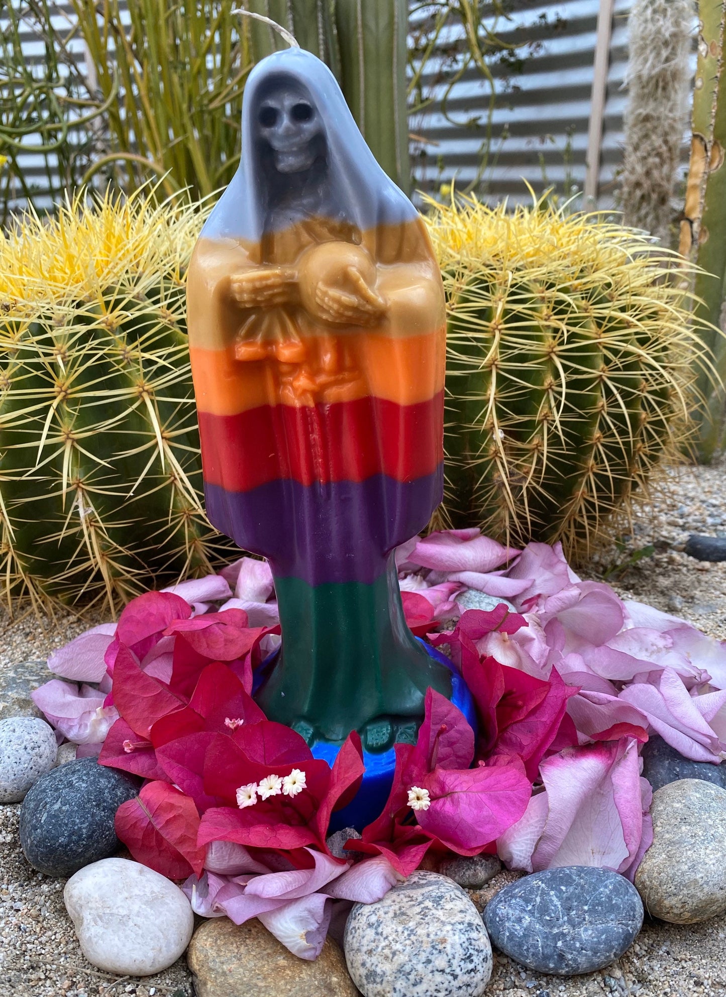Santa Muerte Siete Colores Candle