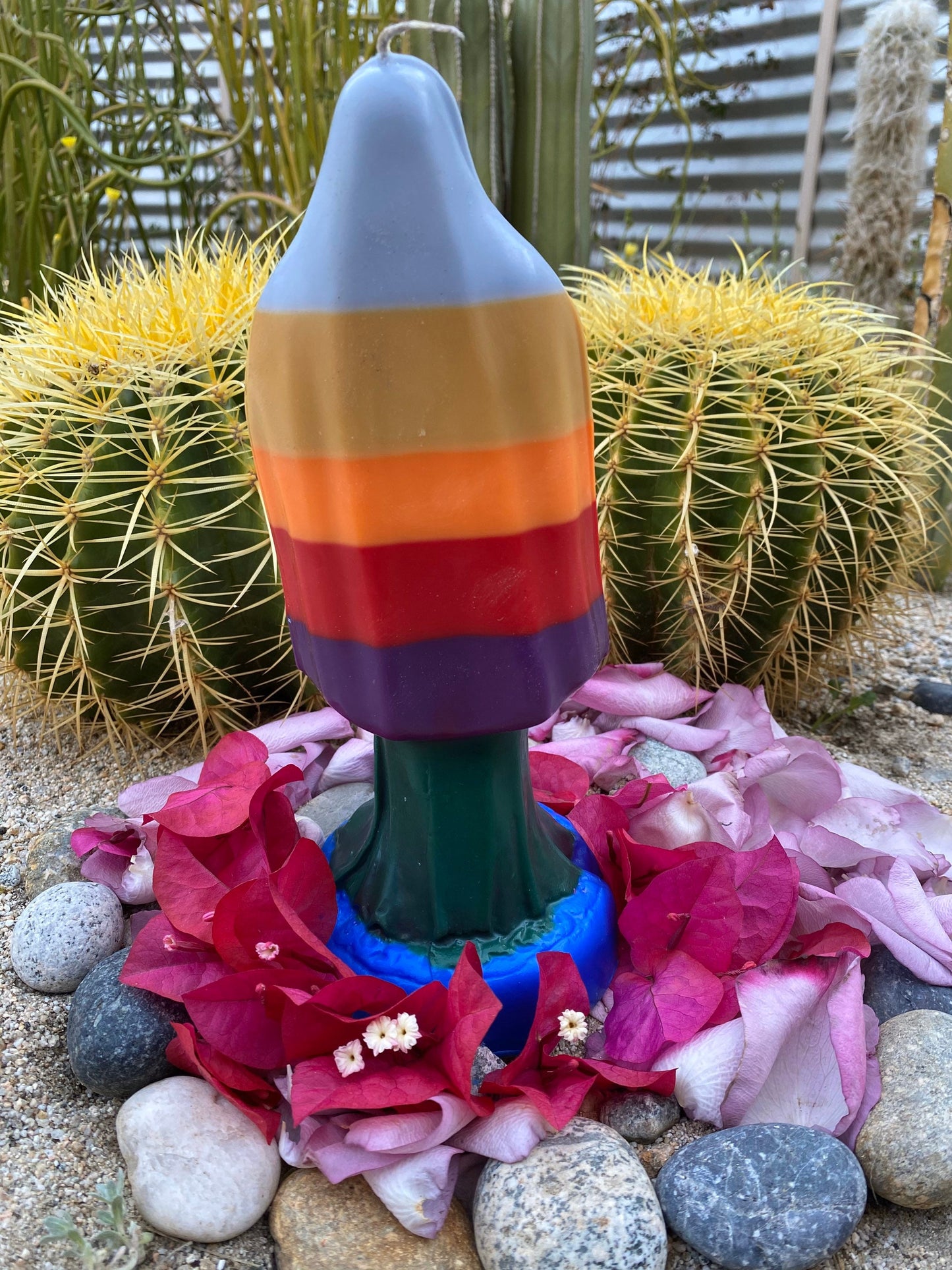 Santa Muerte Siete Colores Candle