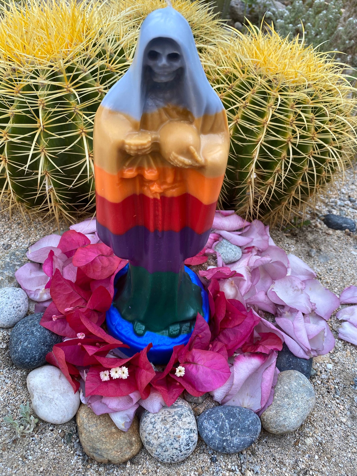 Santa Muerte Siete Colores Candle