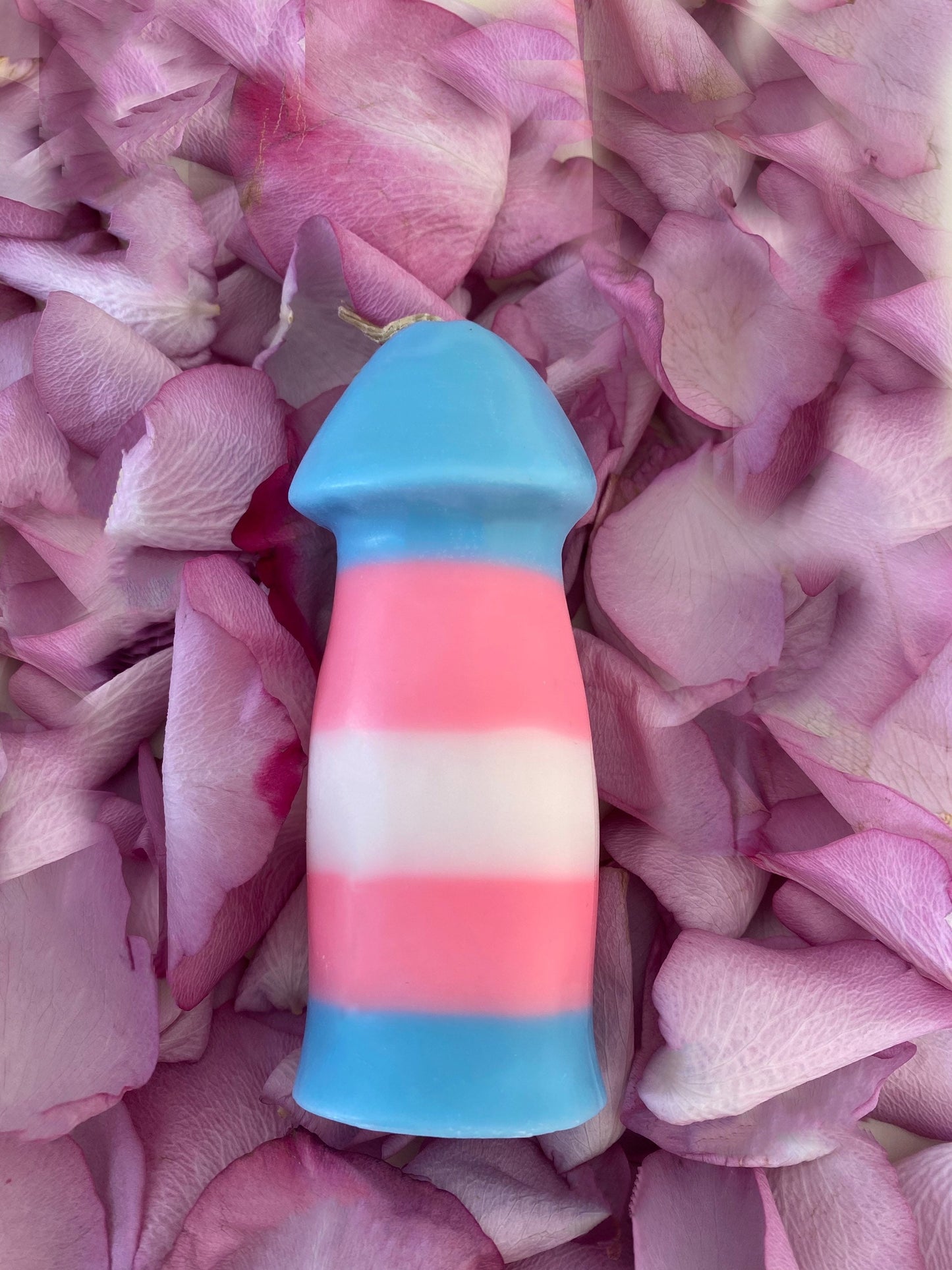Transgender Pride Feminine Penis Candle