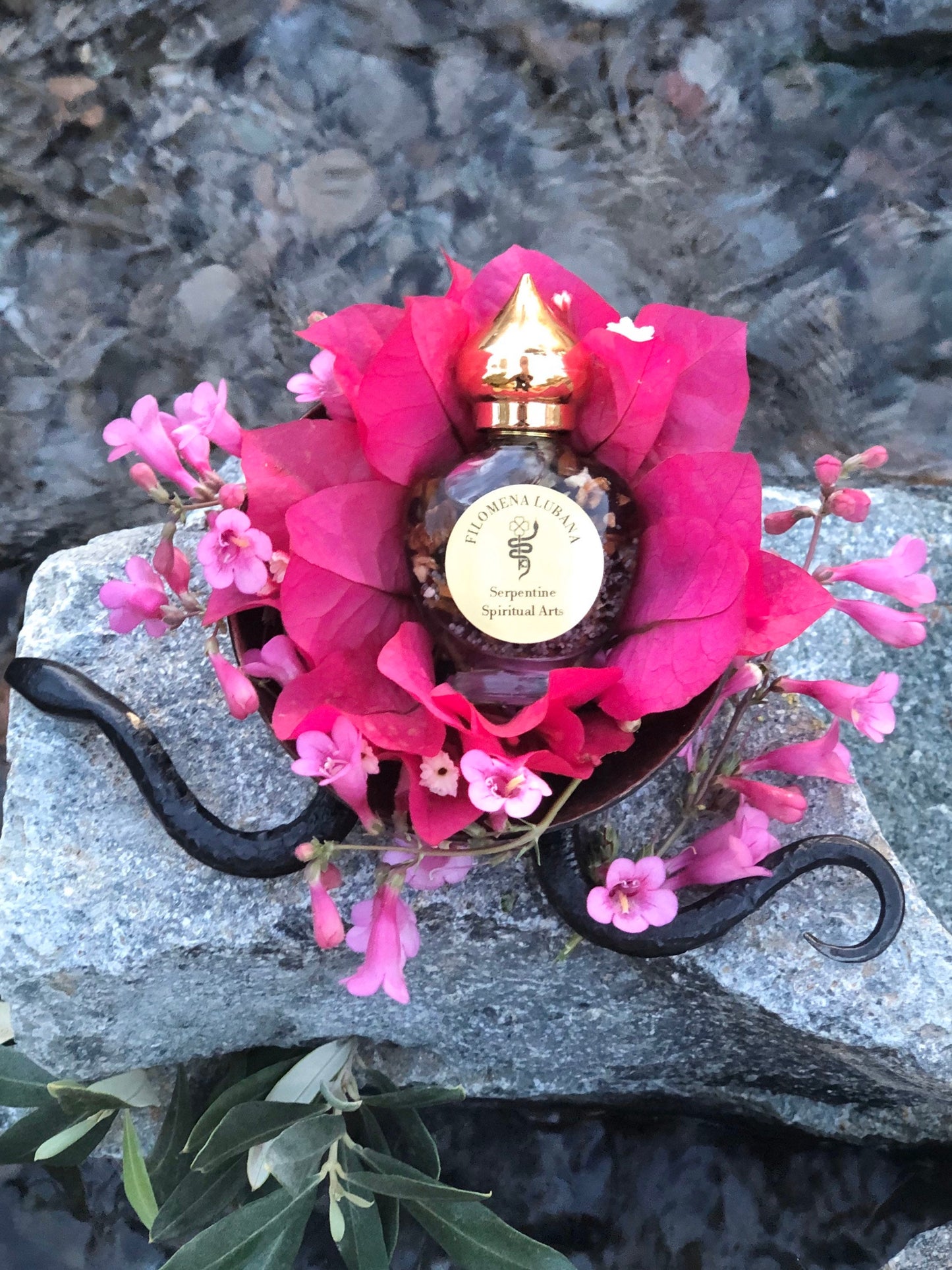 Filomena Lubana Pillar Candle + Santa Marta La Dominadora + Marta La Culebra + Saint Martha The Dominator + Dominatrix