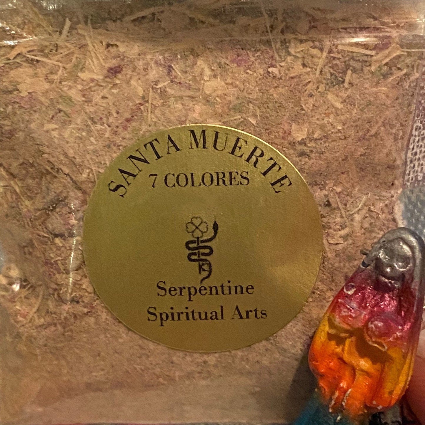 Santa Muerte Siete Colores Incense (Siete Potencias) + Hand Blended + Sahumerio