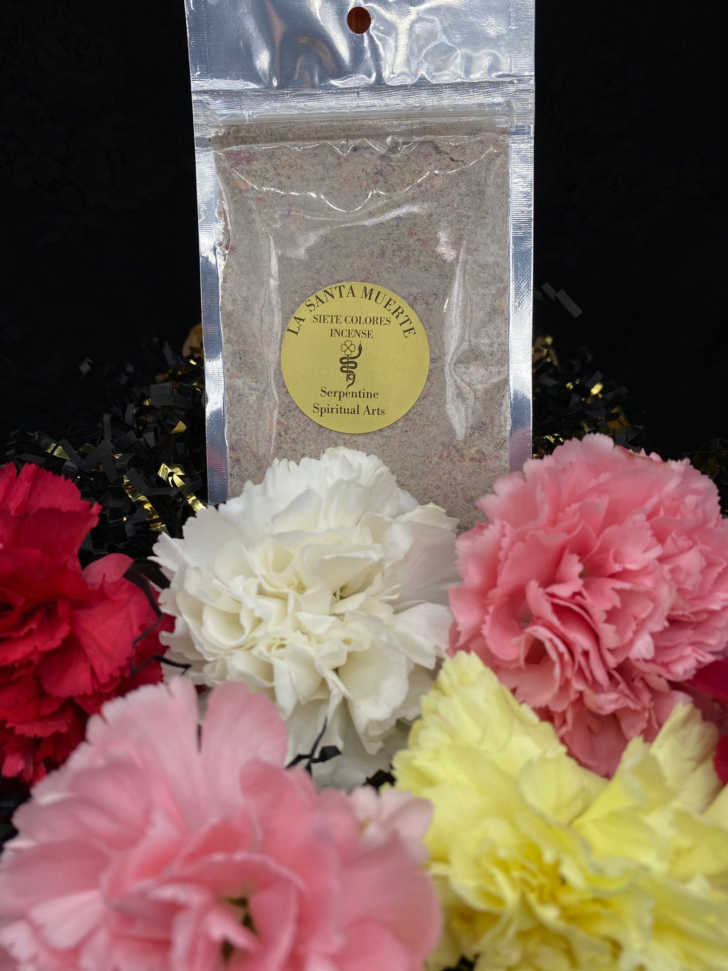 Santa Muerte Siete Colores Incense (Siete Potencias) + Hand Blended + Sahumerio