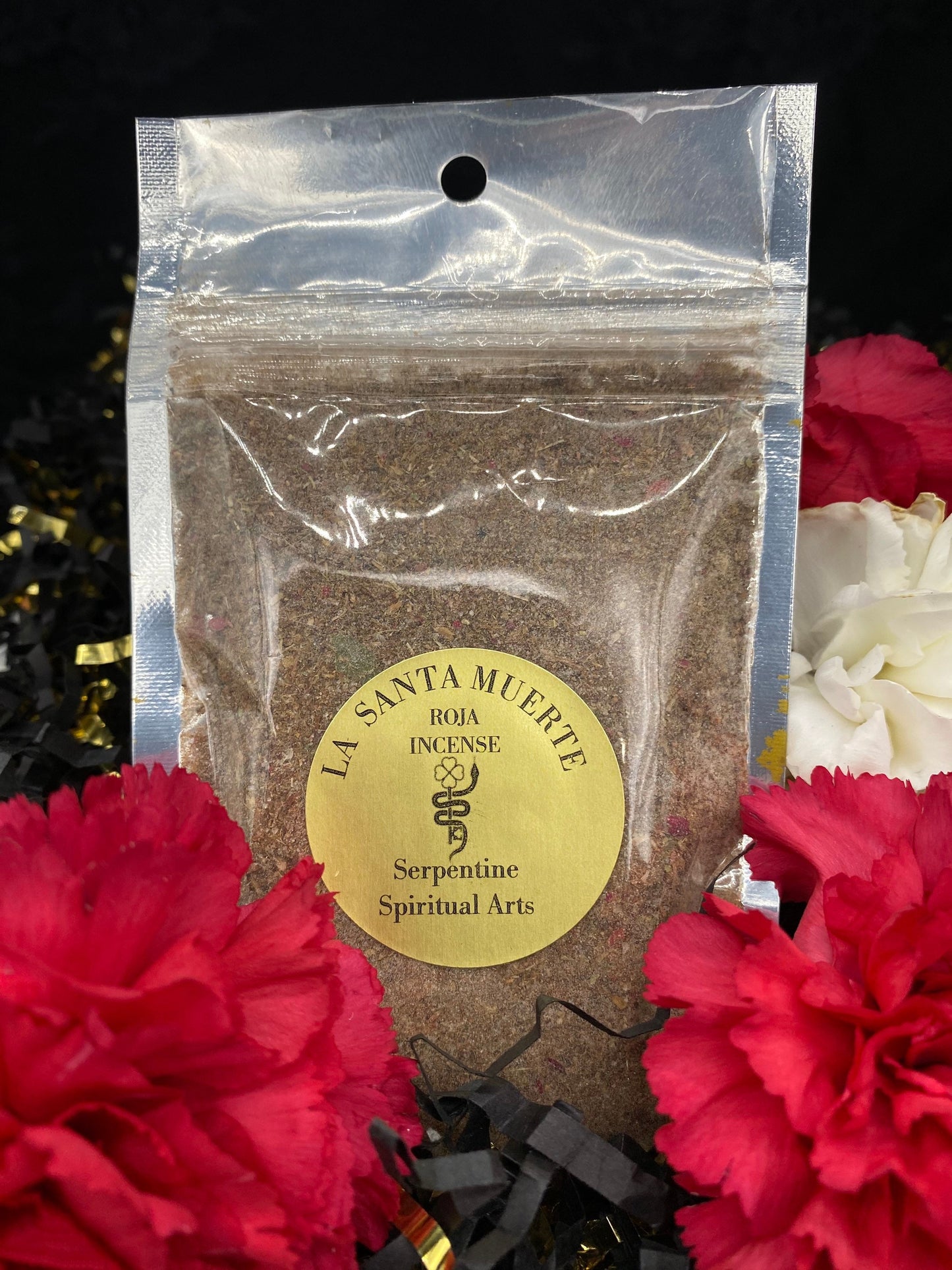 Santa Muerte Roja Incense + Hand Blended + Sahumerio