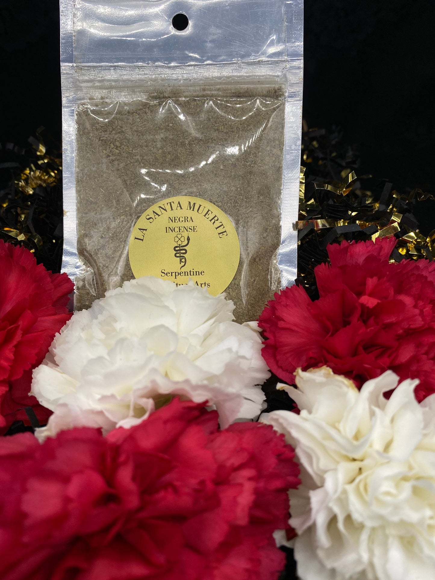Santa Muerte Negra Incense + Hand Blended + Sahumerio