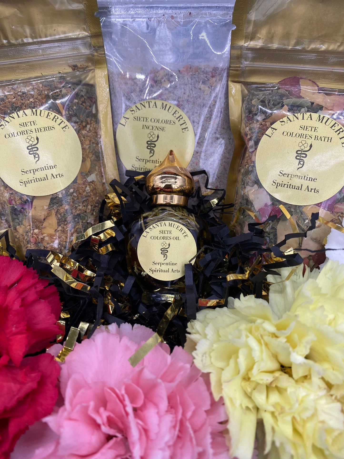 Santa Muerte Siete Colores Ritual Set