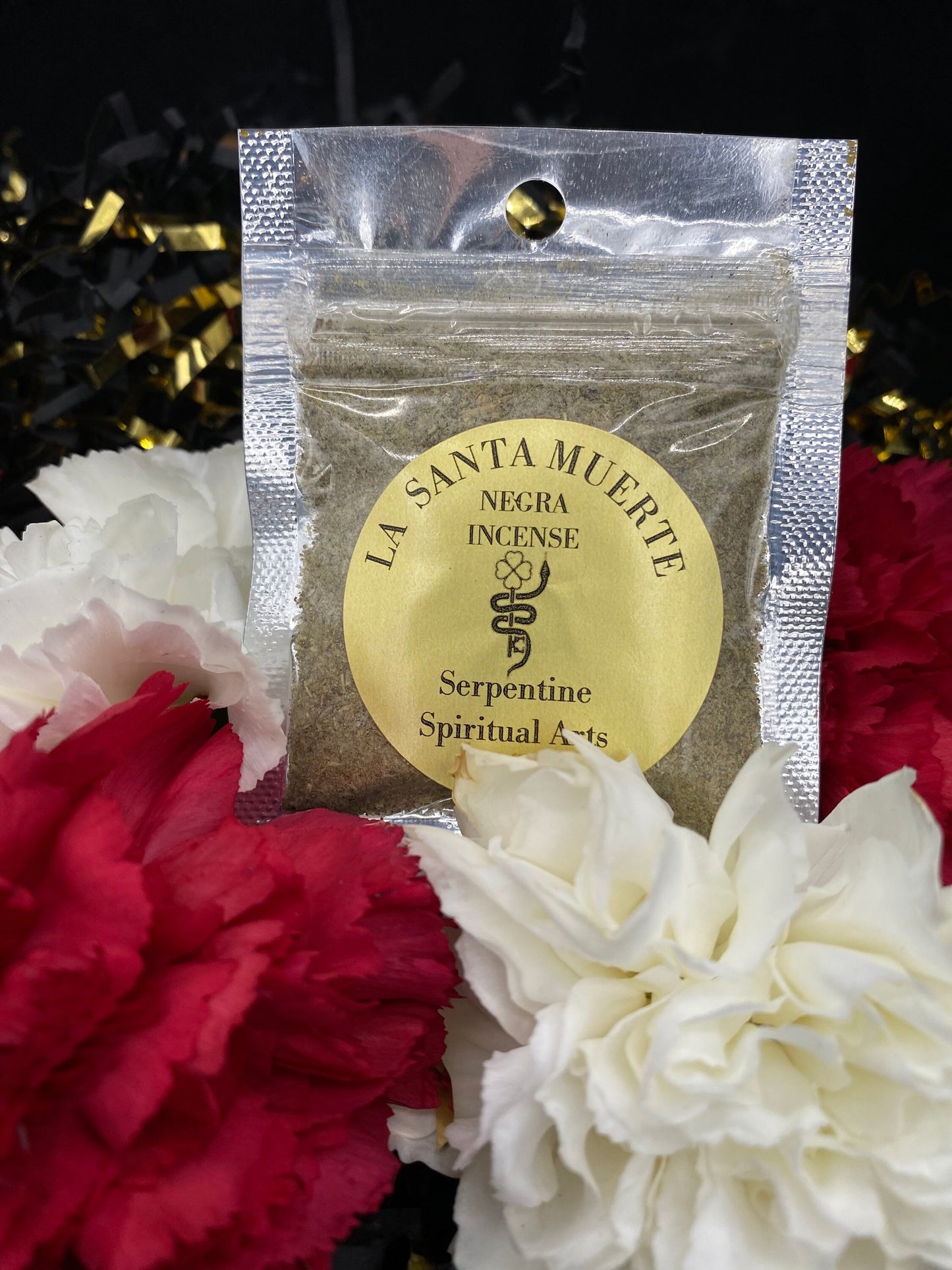 Santa Muerte Negra Incense + Hand Blended + Sahumerio