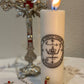 Archangel Michael Sigil Pillar Candle + Protection + Justice