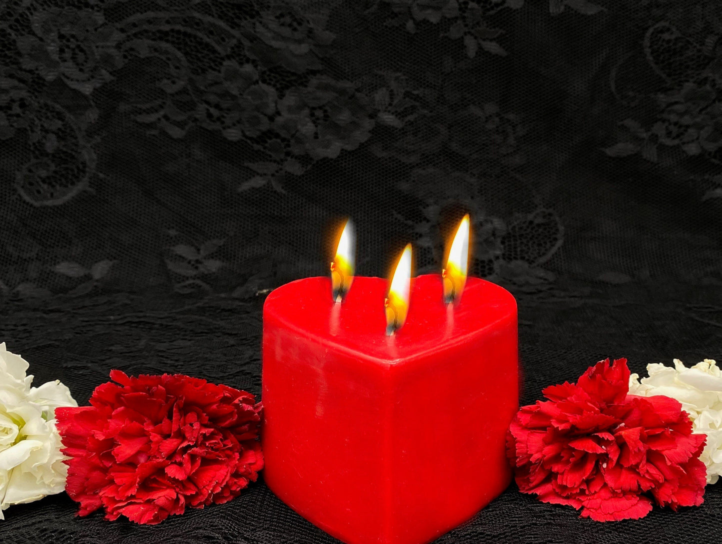Heart Candle for Love and Friendship