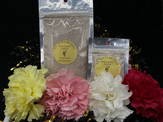 Santa Muerte Siete Colores Incense (Siete Potencias) + Hand Blended + Sahumerio