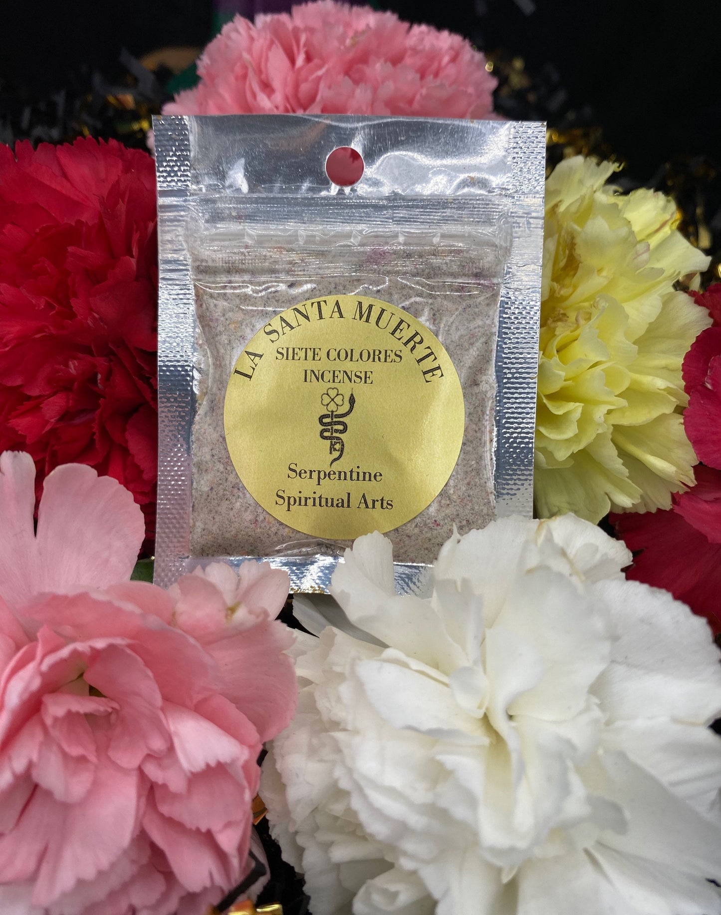 Santa Muerte Siete Colores Incense (Siete Potencias) + Hand Blended + Sahumerio
