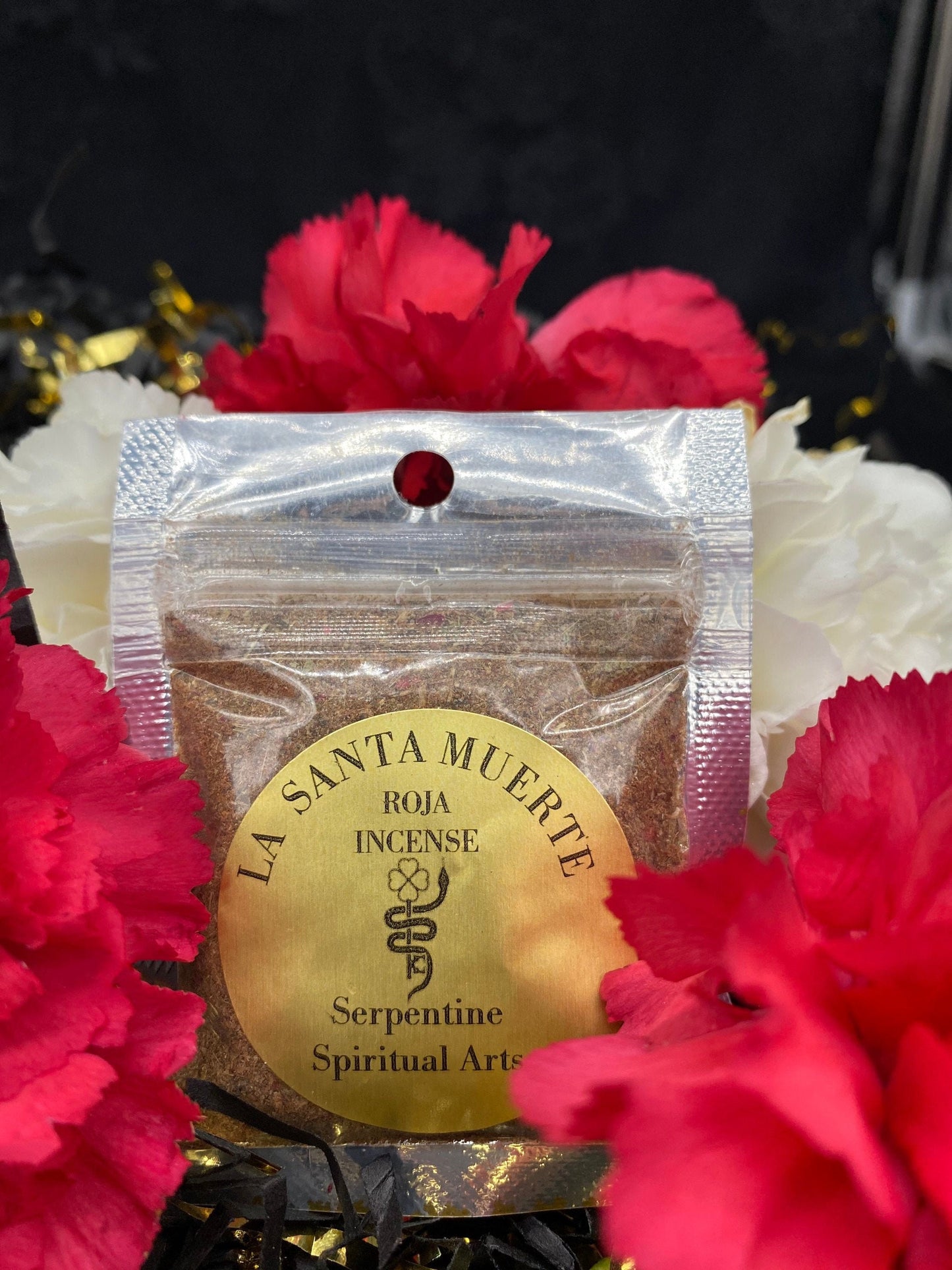 Santa Muerte Roja Incense + Hand Blended + Sahumerio