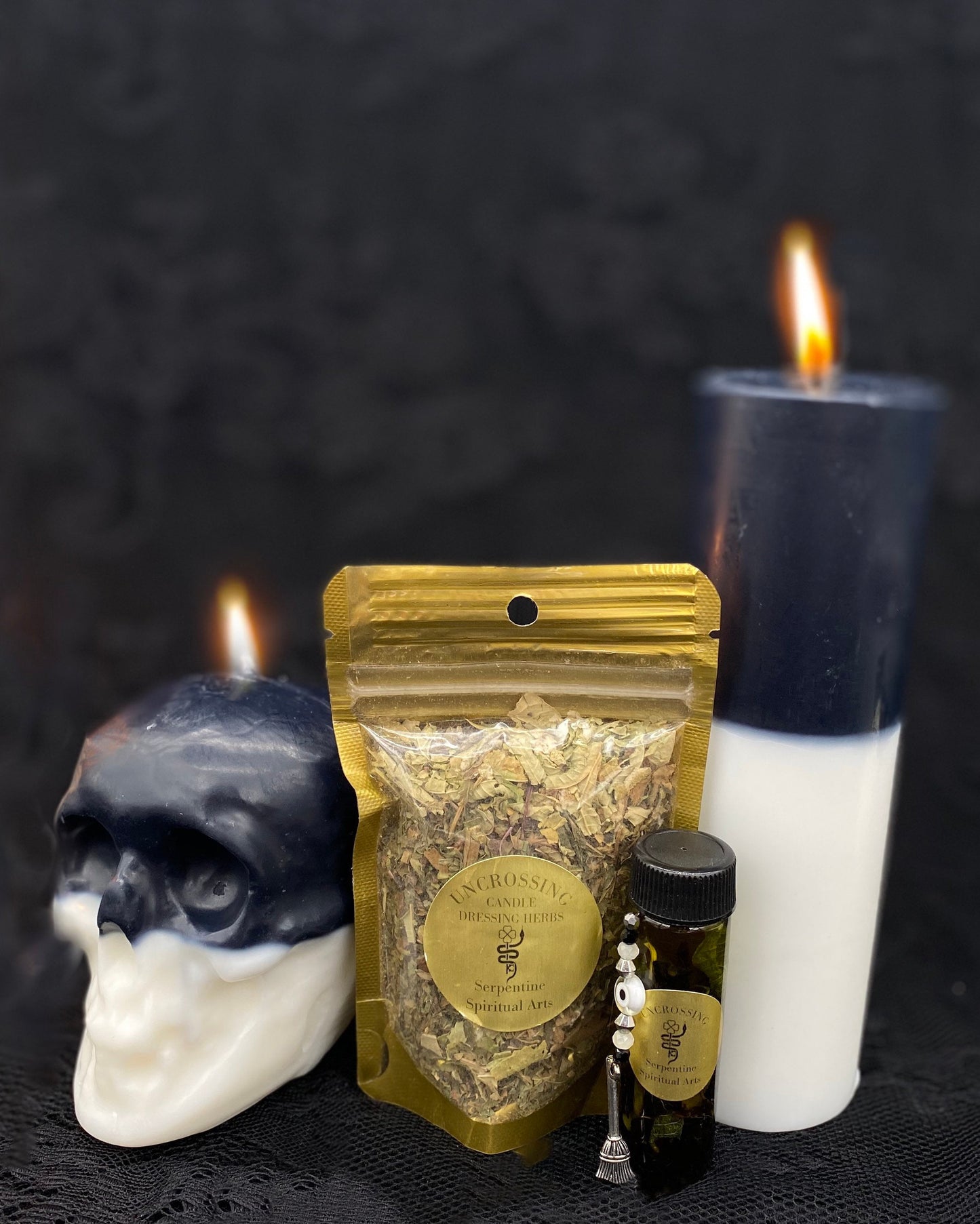 Uncrossing Skull Candle Vodou / Hoodoo / Conjure