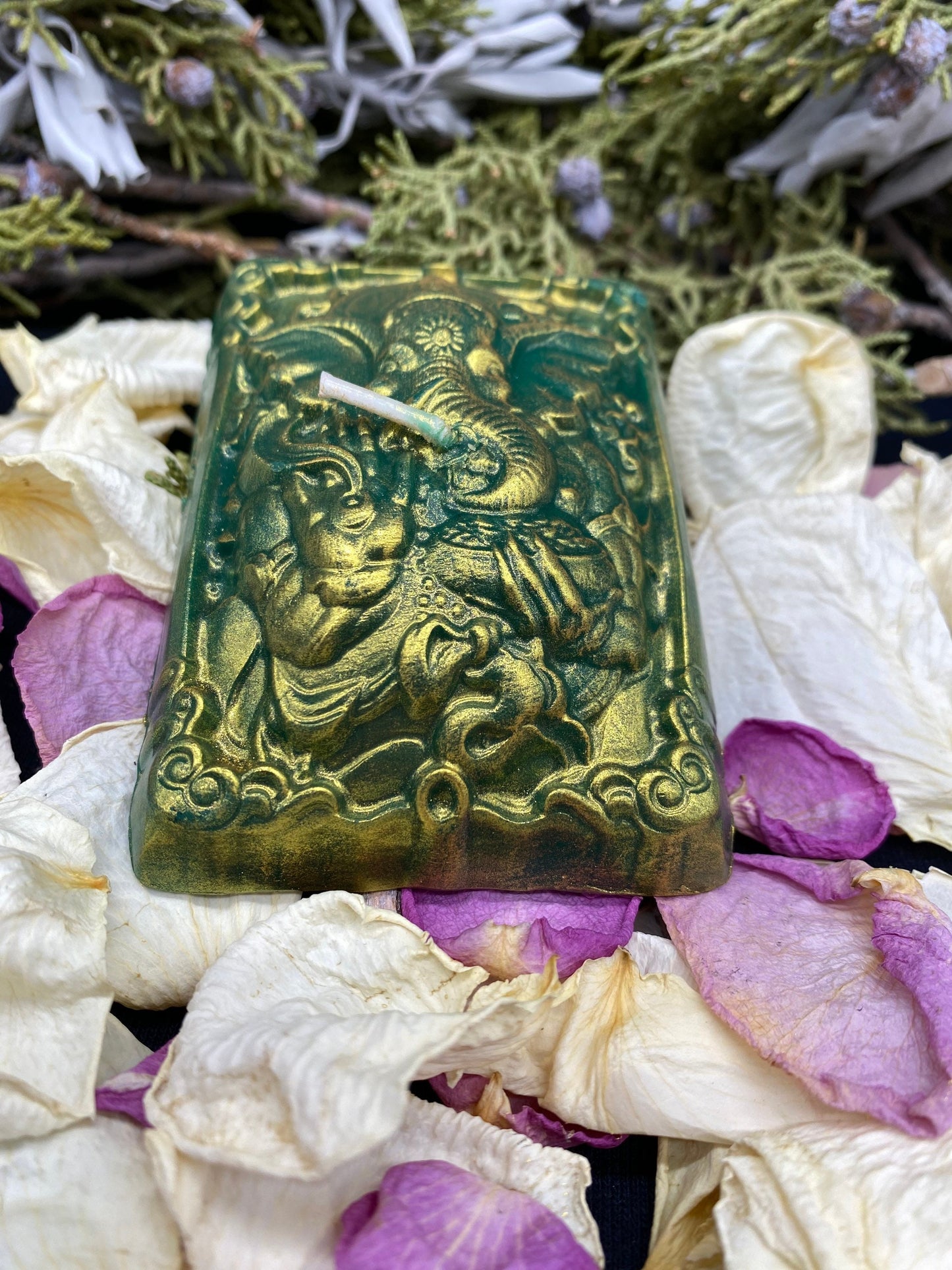 Ganesha Candle + Road Opener + Obstacle Remover