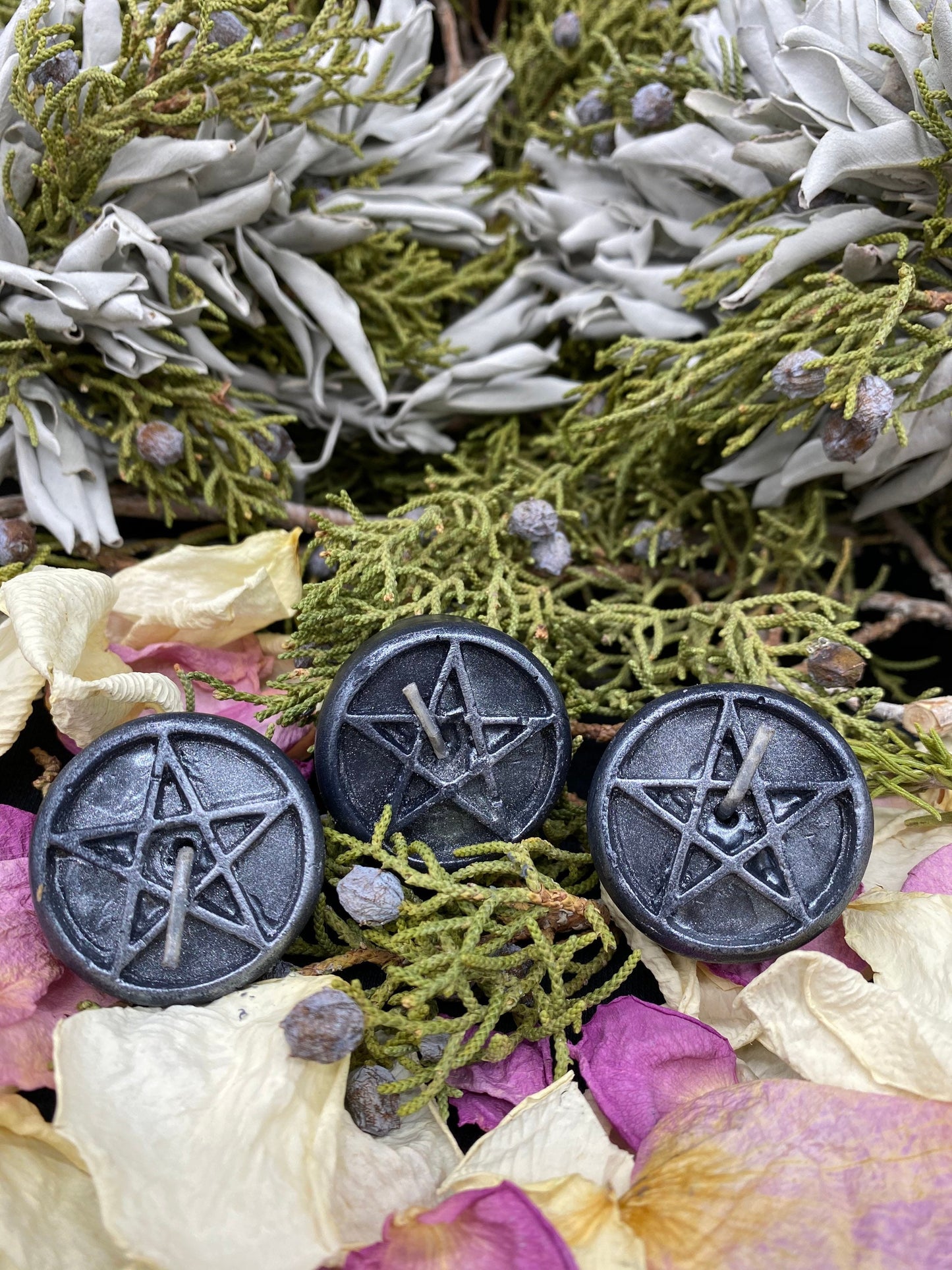 Pentacle Tealight Candles in Gift Box
