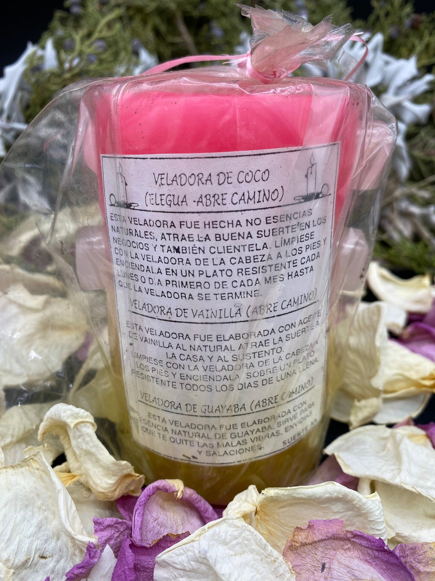 Road Opener Candle + Elegua + Abre Camino + 7 Mechas + Made in Mexico