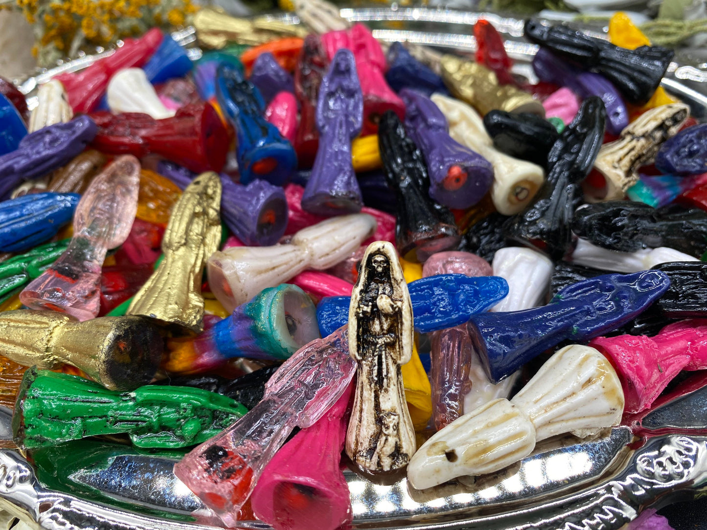 Santa Muerte Statuettes + Blessed + Fixed + Made in Mexico