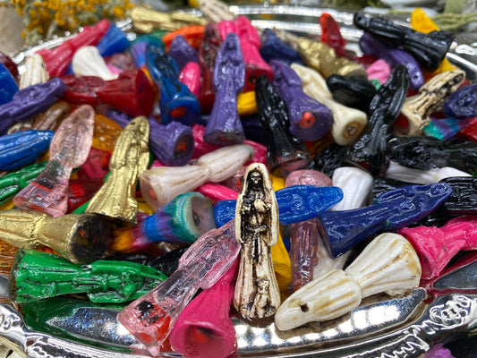 Santa Muerte Statuettes + Blessed + Fixed + Made in Mexico