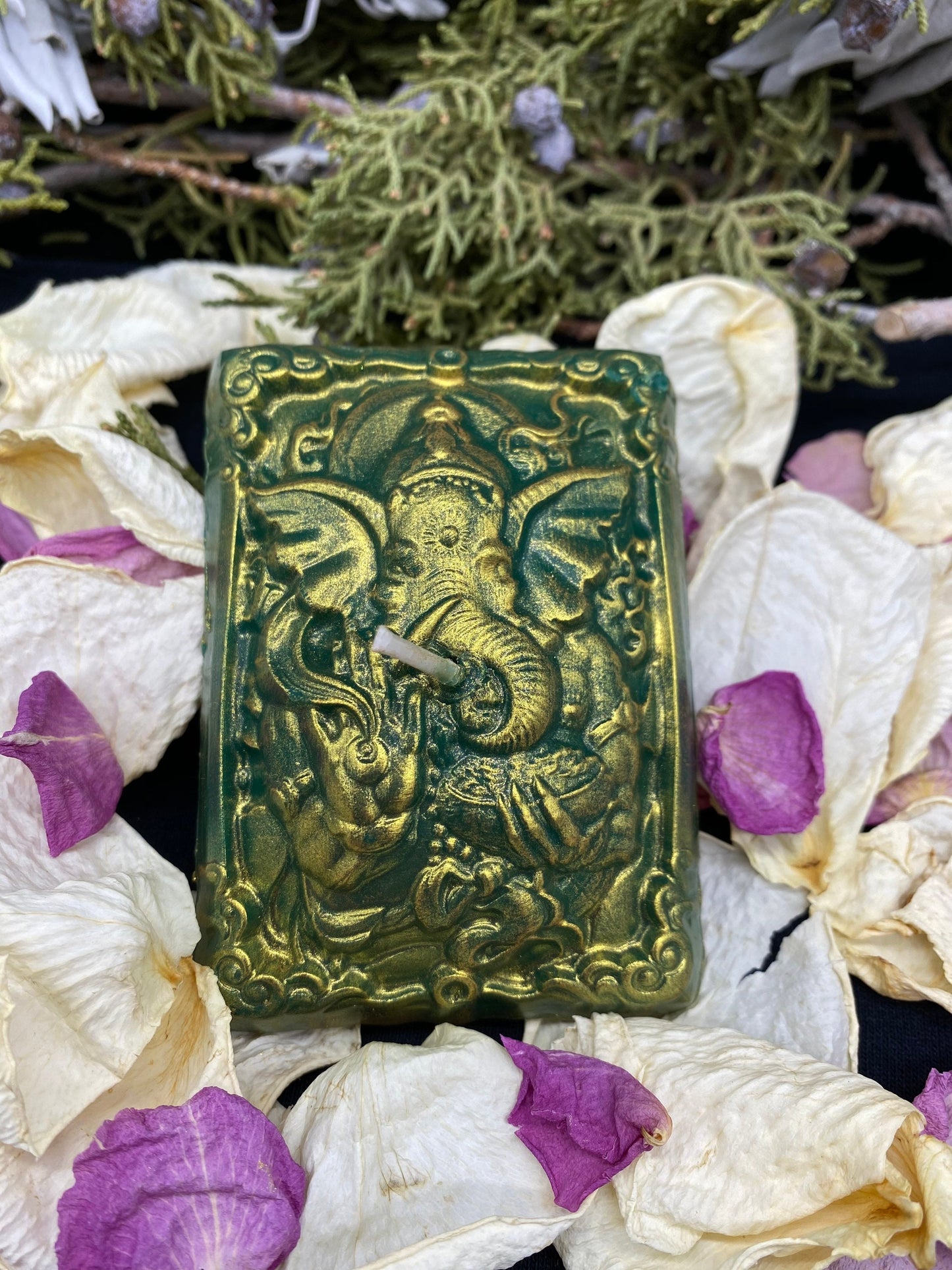 Ganesha Candle + Road Opener + Obstacle Remover