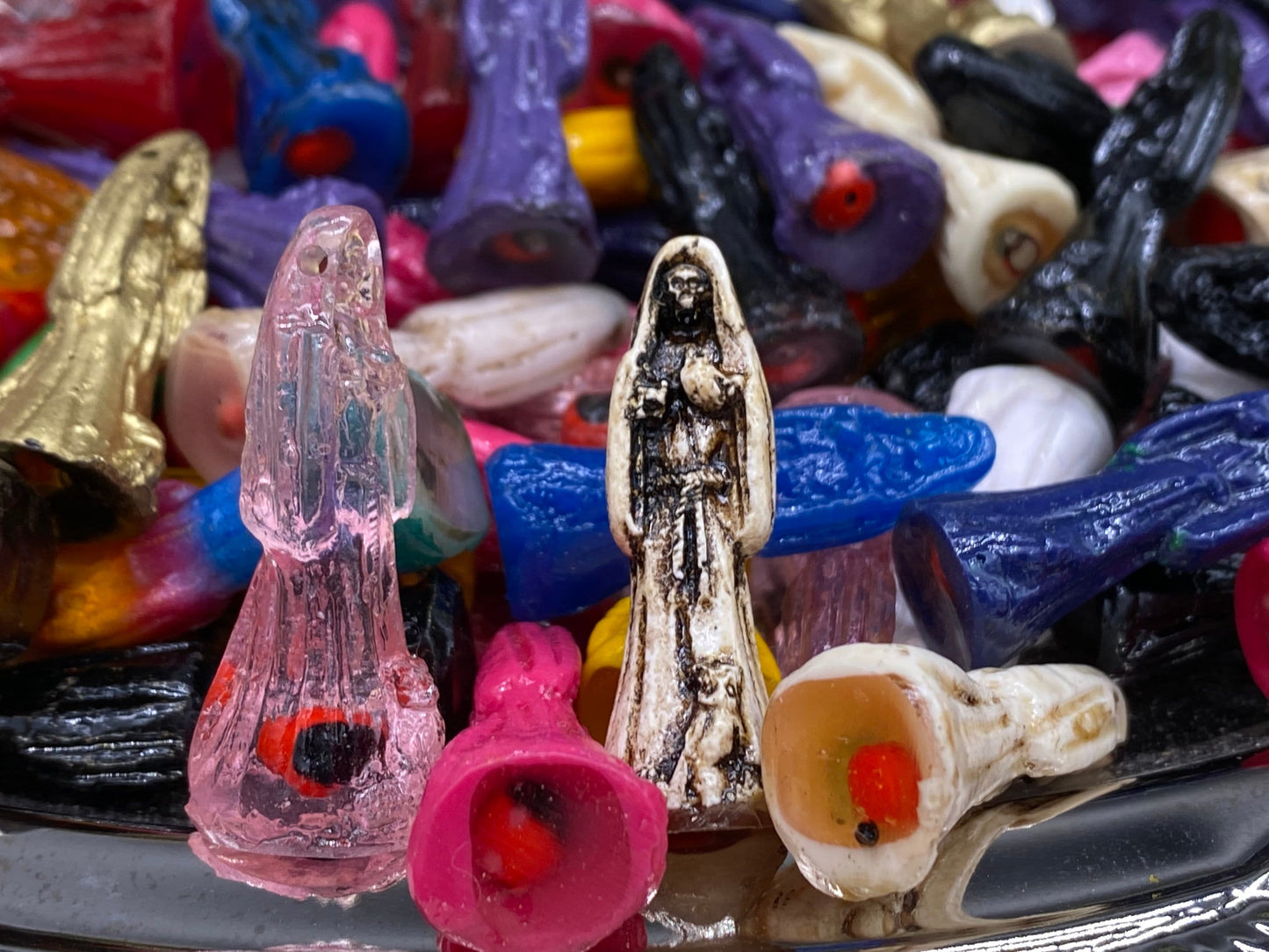 Santa Muerte Statuettes + Blessed + Fixed + Made in Mexico