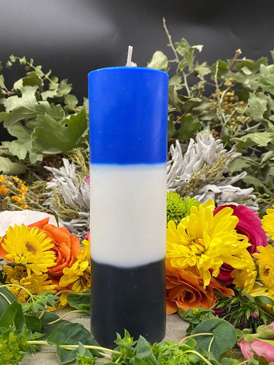 Leather Pride Pillar Candle + Passion + Sex + Casual Encounters
