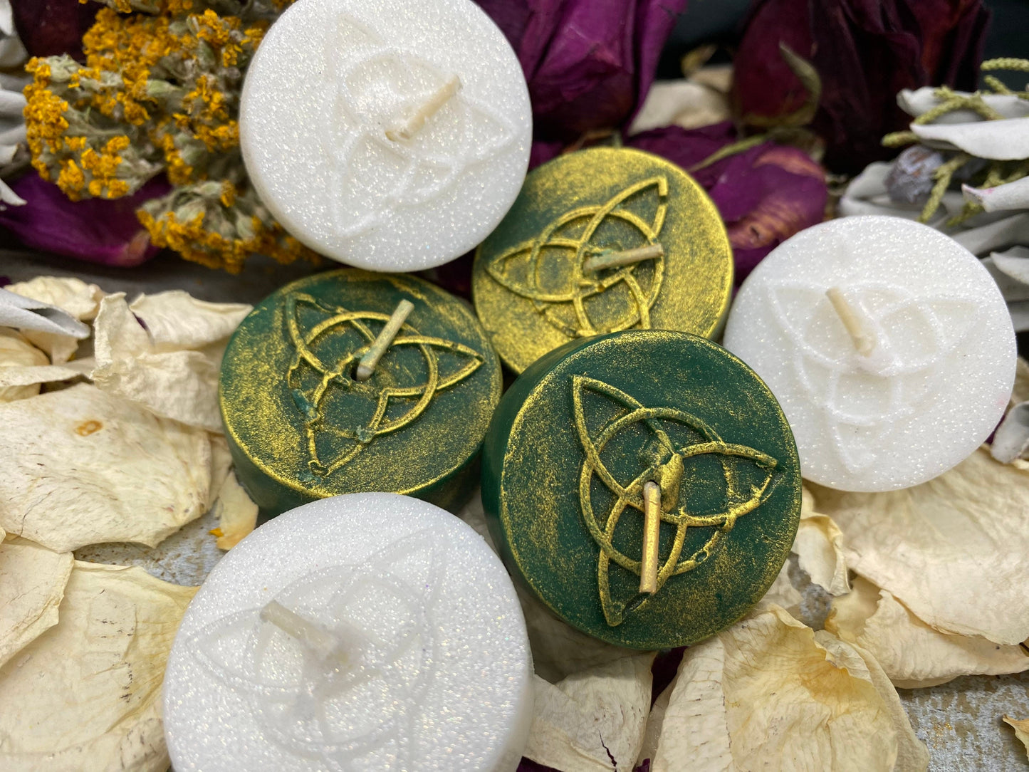 Triquetra Tealight Candles in Gift Box