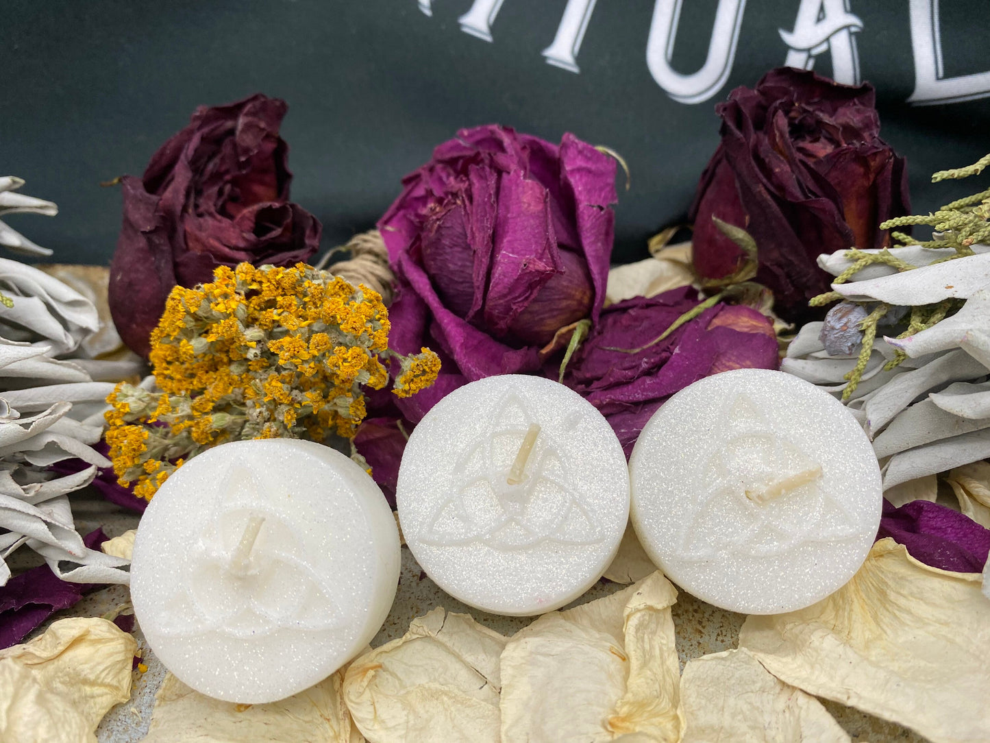 Triquetra Tealight Candles in Gift Box