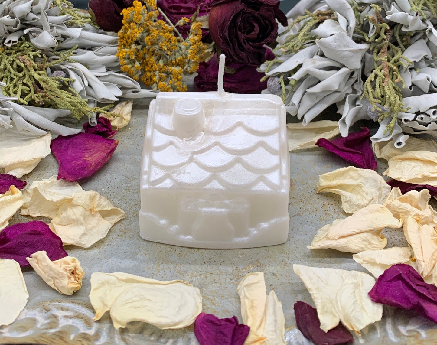 House Candle for Peaceful Home + Blessing