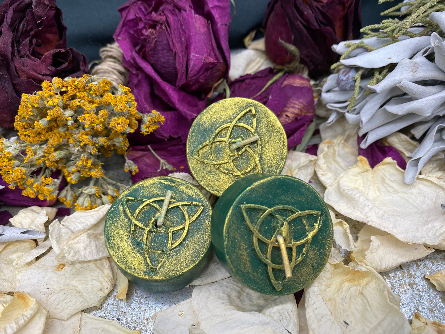 Triquetra Tealight Candles in Gift Box