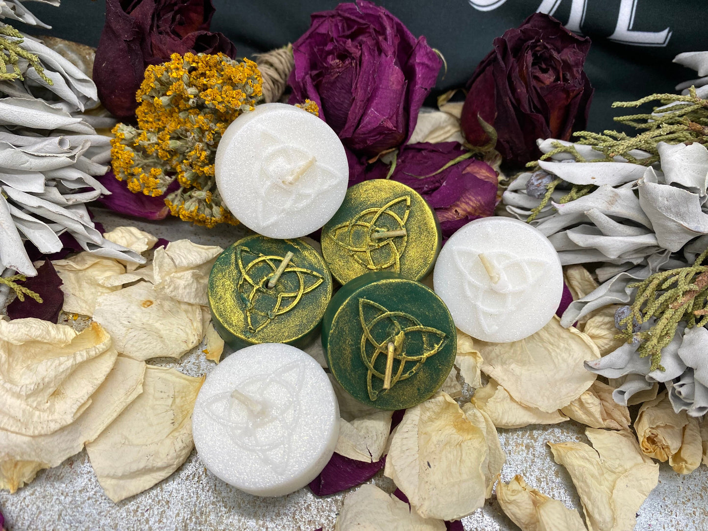 Triquetra Tealight Candles in Gift Box